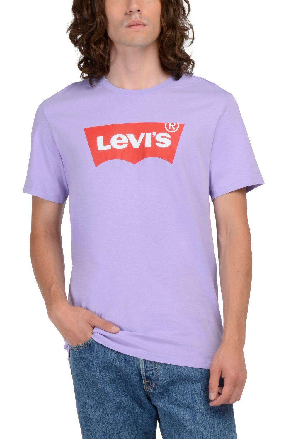 Polera Hombre Regular Fit Batwing Lila Levis 22535-7000-0