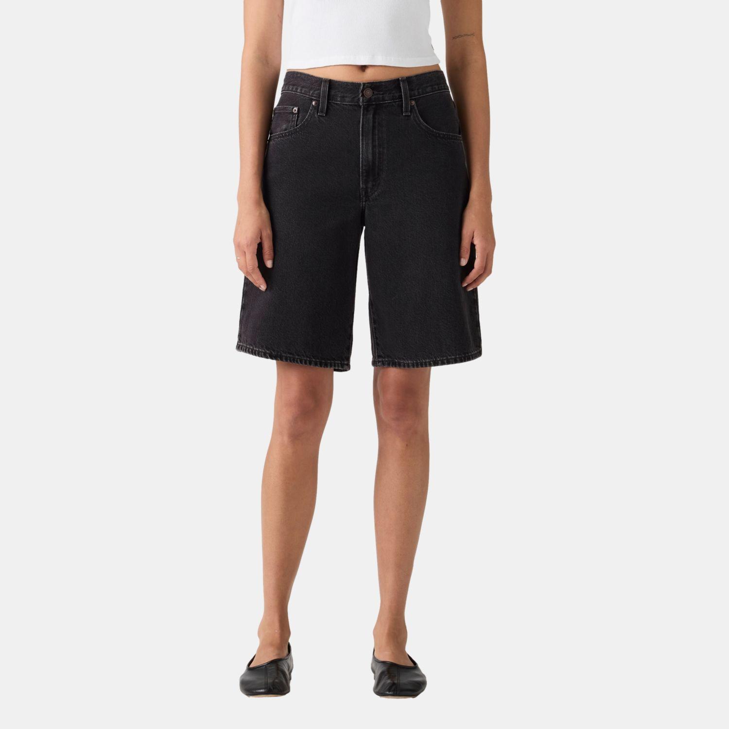 Short Mujer Baggy Dad Jort Negro Levis 000MJ-0009-0