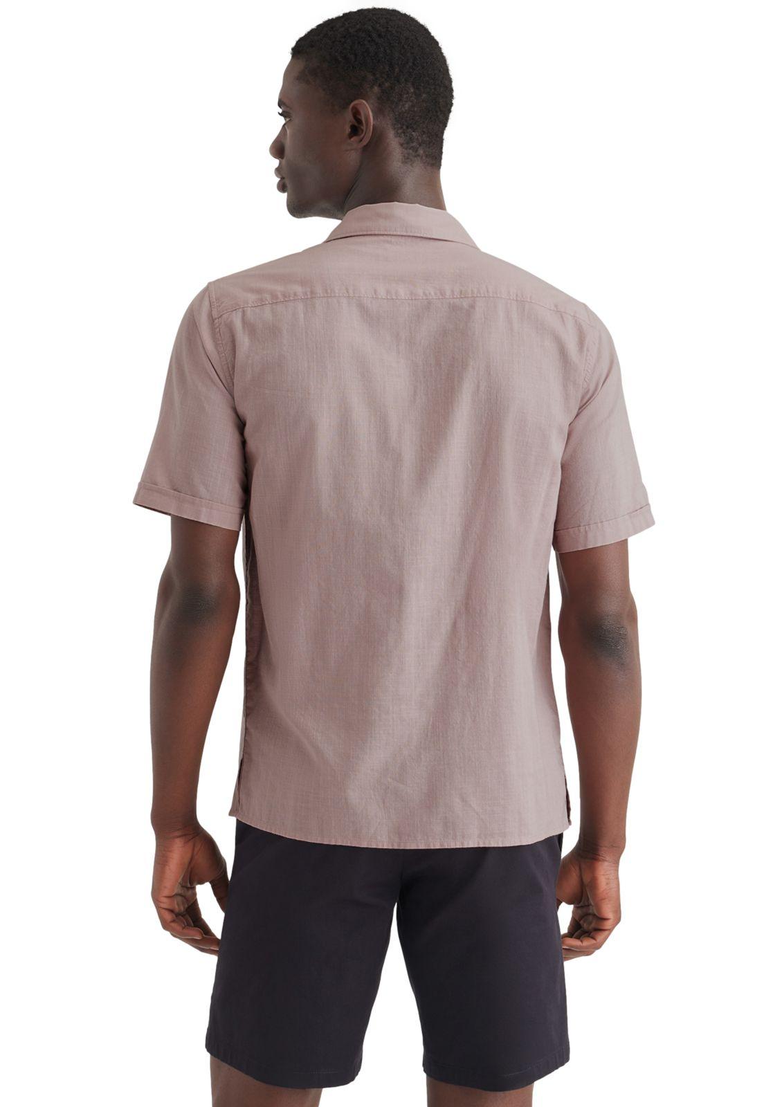 Camisa Hombre Camp Regular Fit Morado A1732-0038-2
