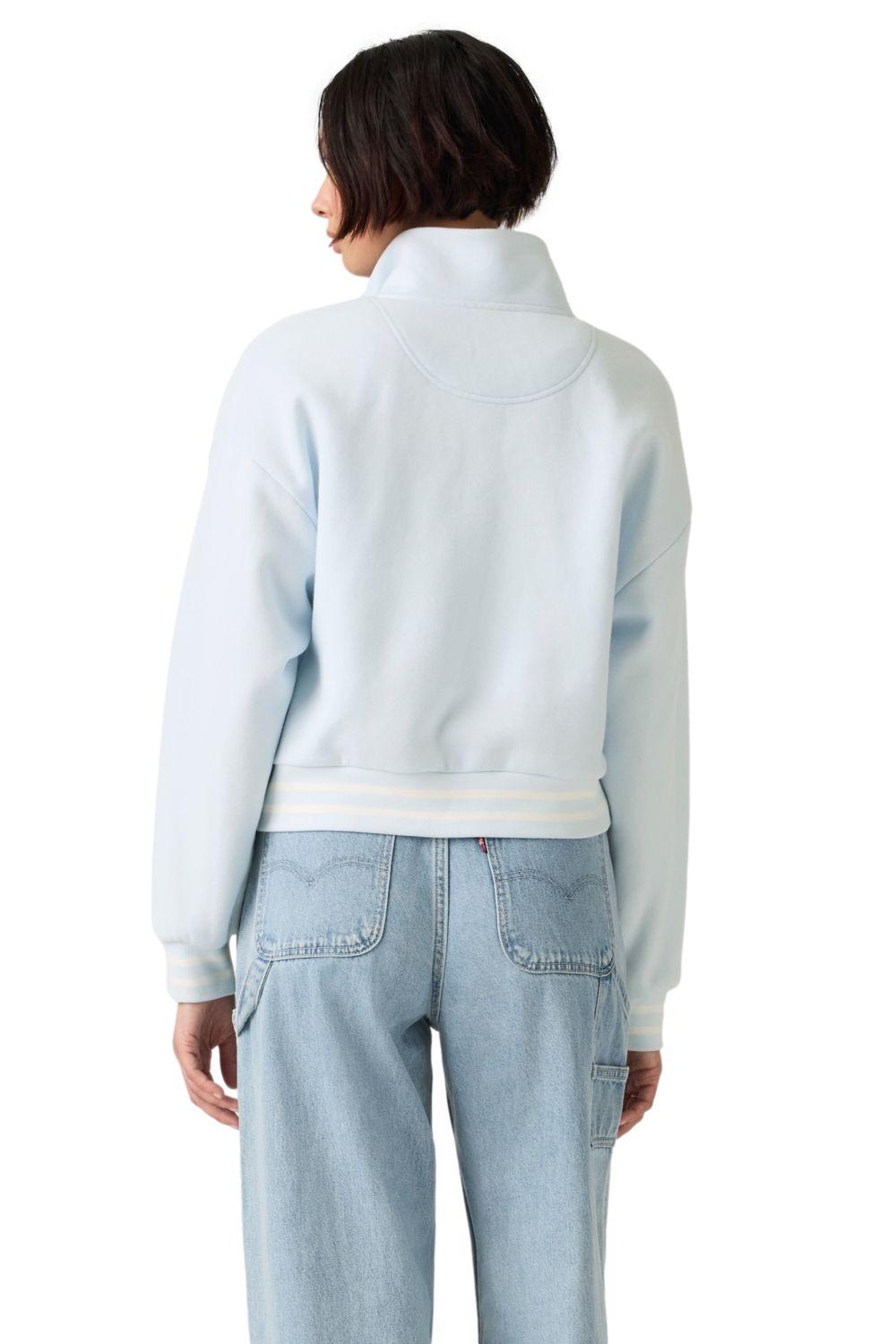 Polerón Mujer Everyday Quarter Zip Celeste Levis 005IJ-0003-1