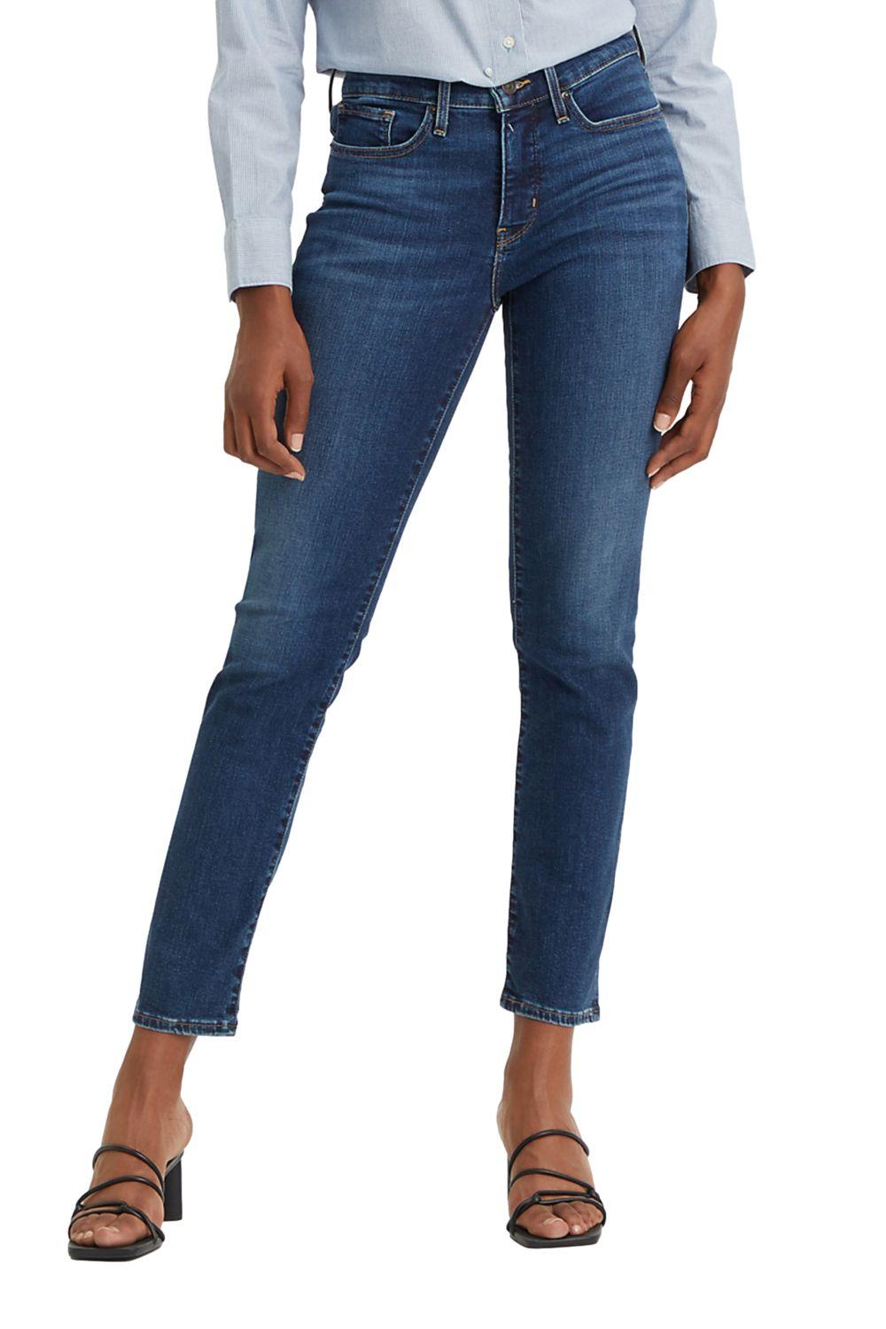 Jeans Mujer 314 Shaping Straight Azul Levis 19631-0161-0