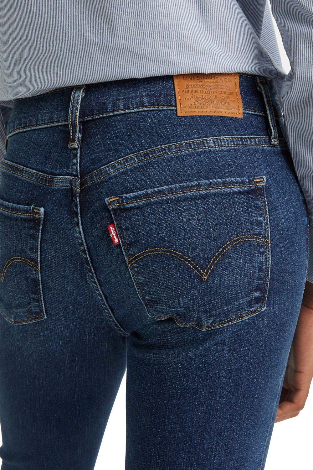 Jeans Mujer 314 Shaping Straight Azul Levis 19631-0161-4