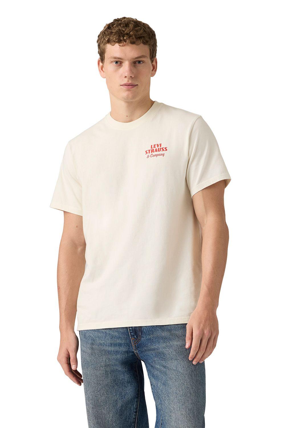 Polera Hombre Ss Relaxed Fit Tee Beige Levis 16143-2372-0