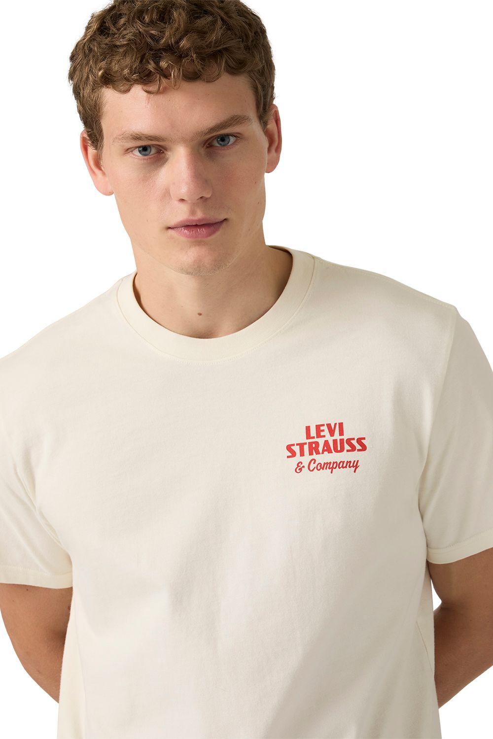 Polera Hombre Ss Relaxed Fit Tee Beige Levis 16143-2372-2