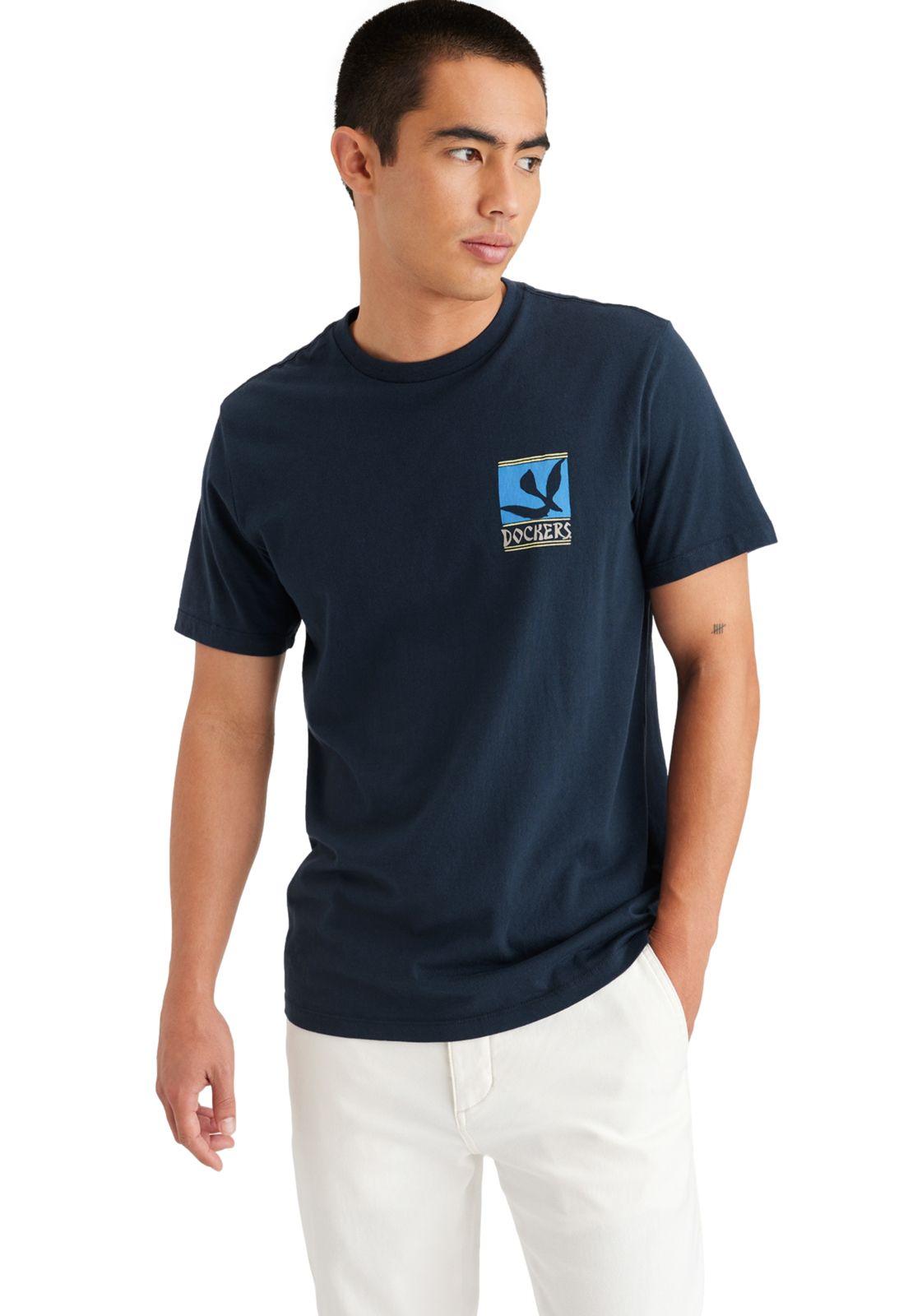 Polera Hombre Graphic Tee Slim Fit Azul A1103-0232-0