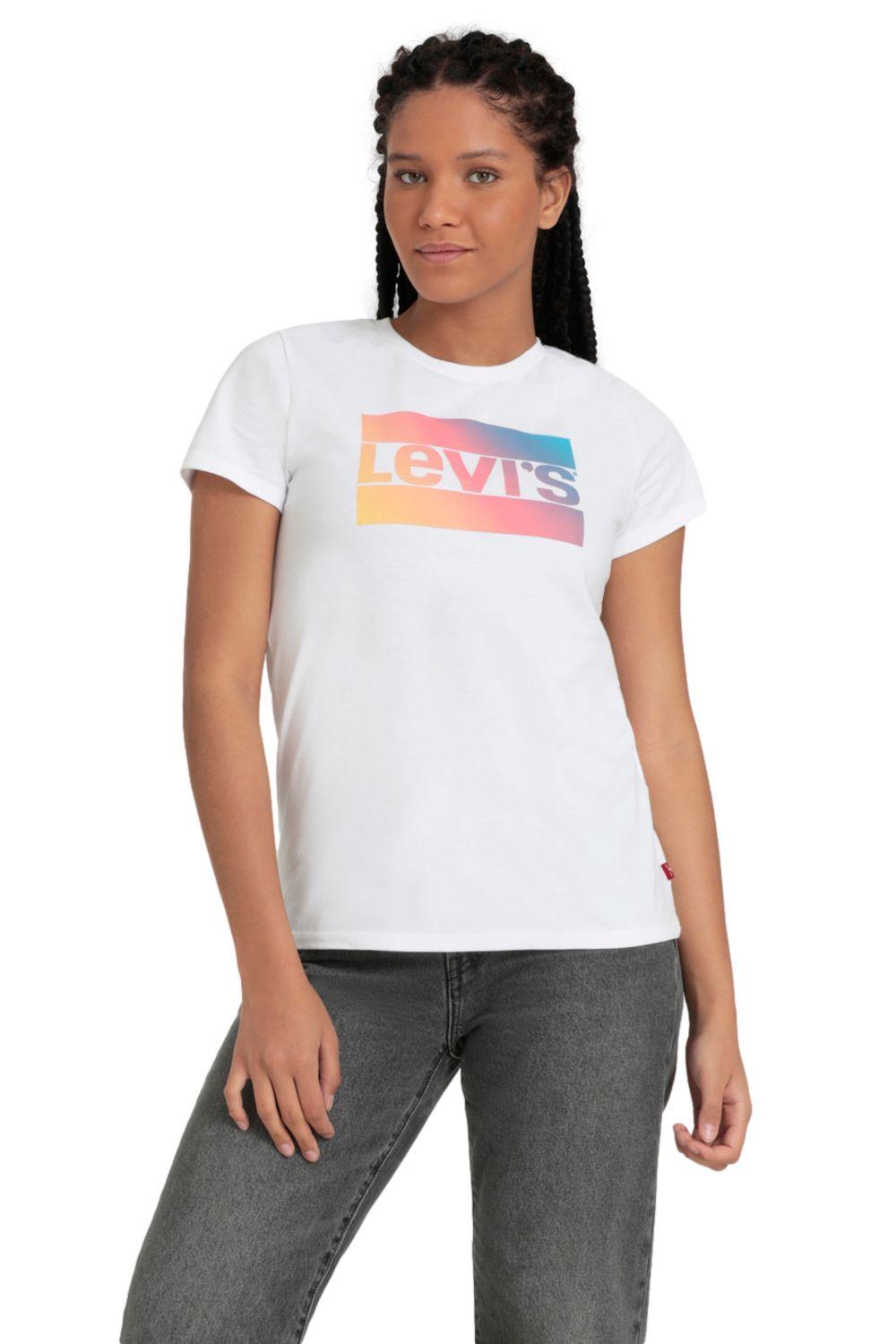 Polera Mujer Perfect Logo Sportswear Blanco Levis 17369-2161-0