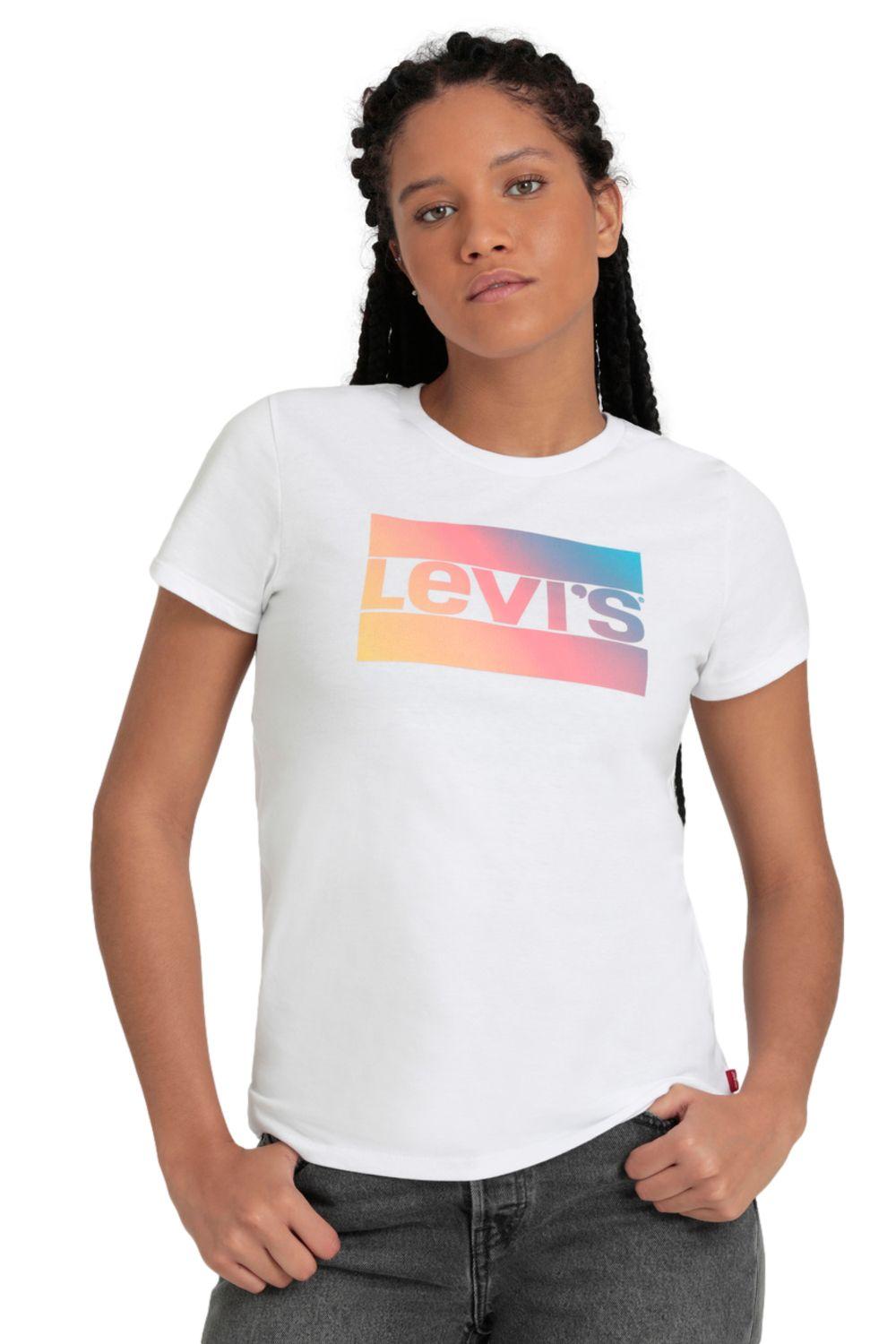 Polera Mujer Perfect Logo Sportswear Blanco Levis 17369-2161-4