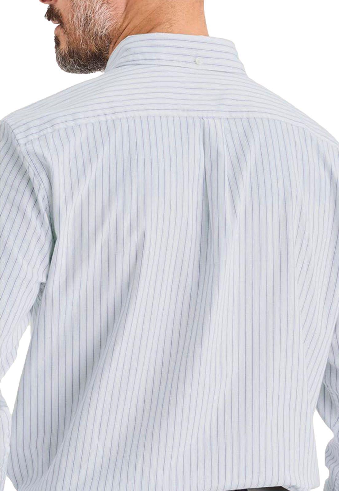 Camisa Hombre Oxford LS Regular Fit Azul A3139-0064-3