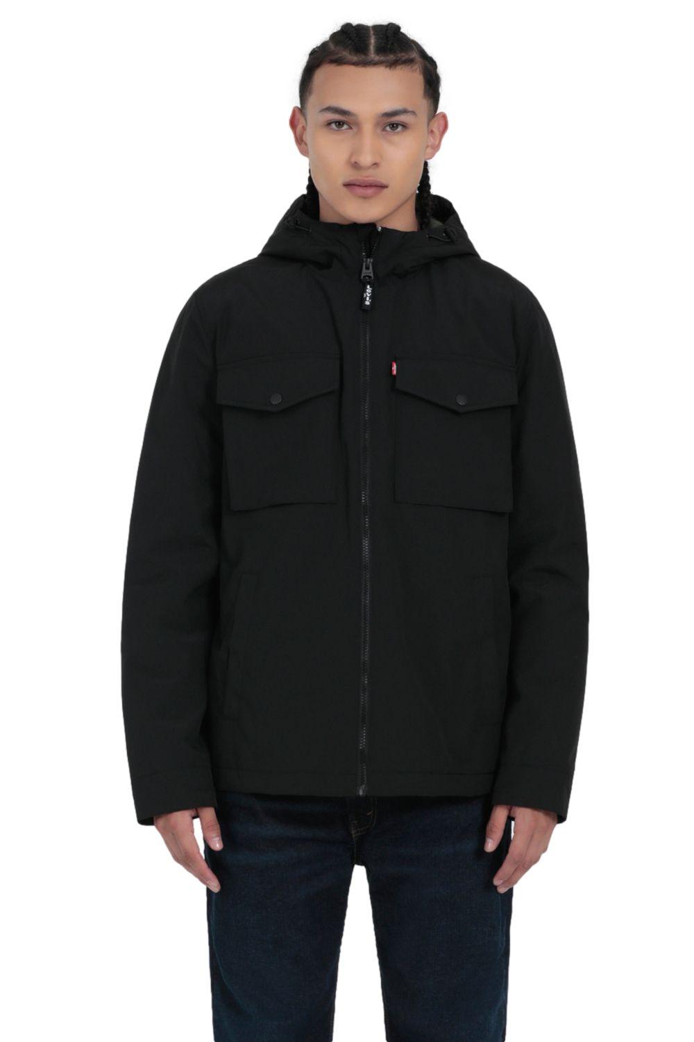 Chaqueta Hombre Hooded Millitary Negra Levis 59491-0199-0