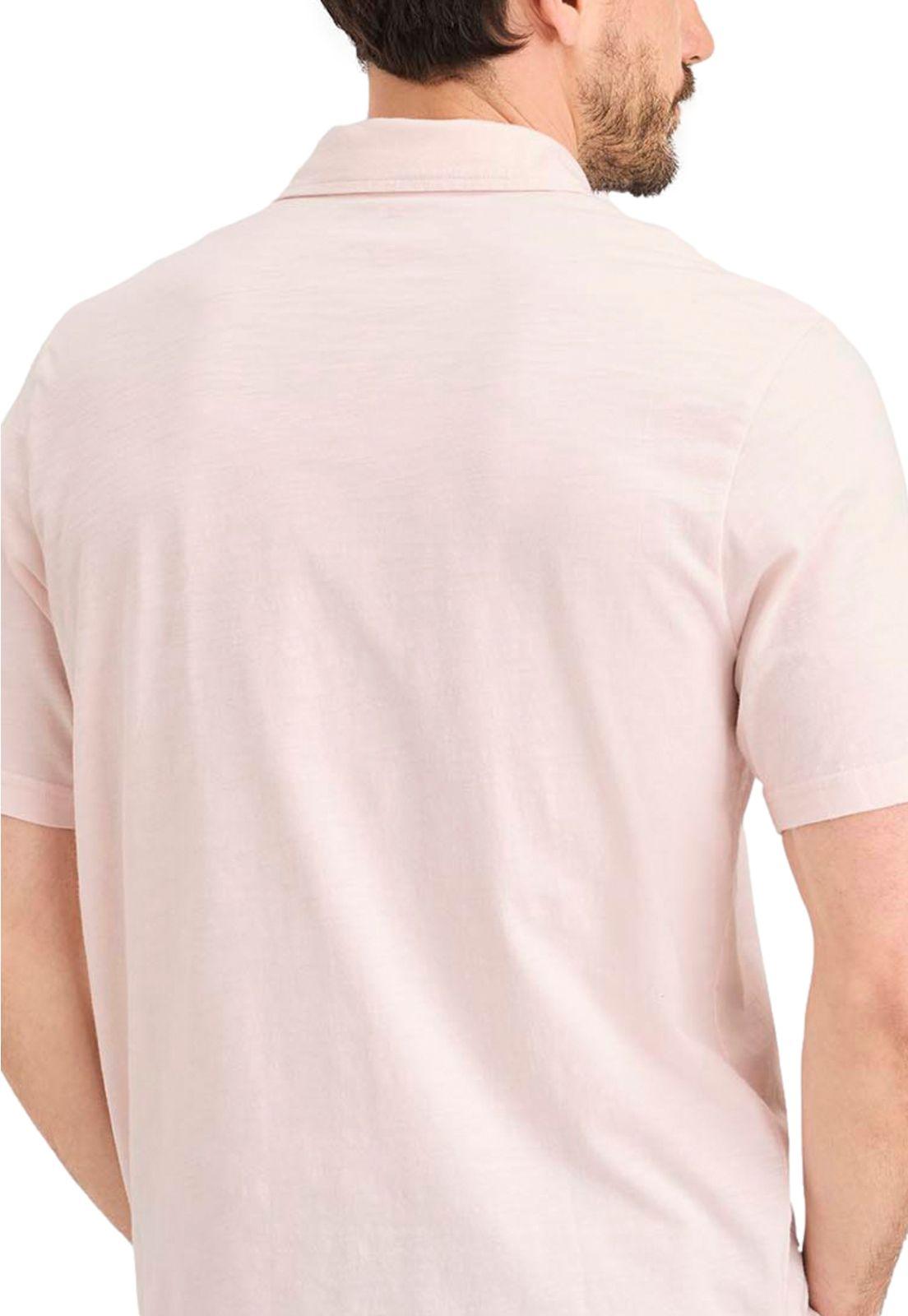 Polera Hombre Polo Slub Regular Fit Rosa A5771-0015-3