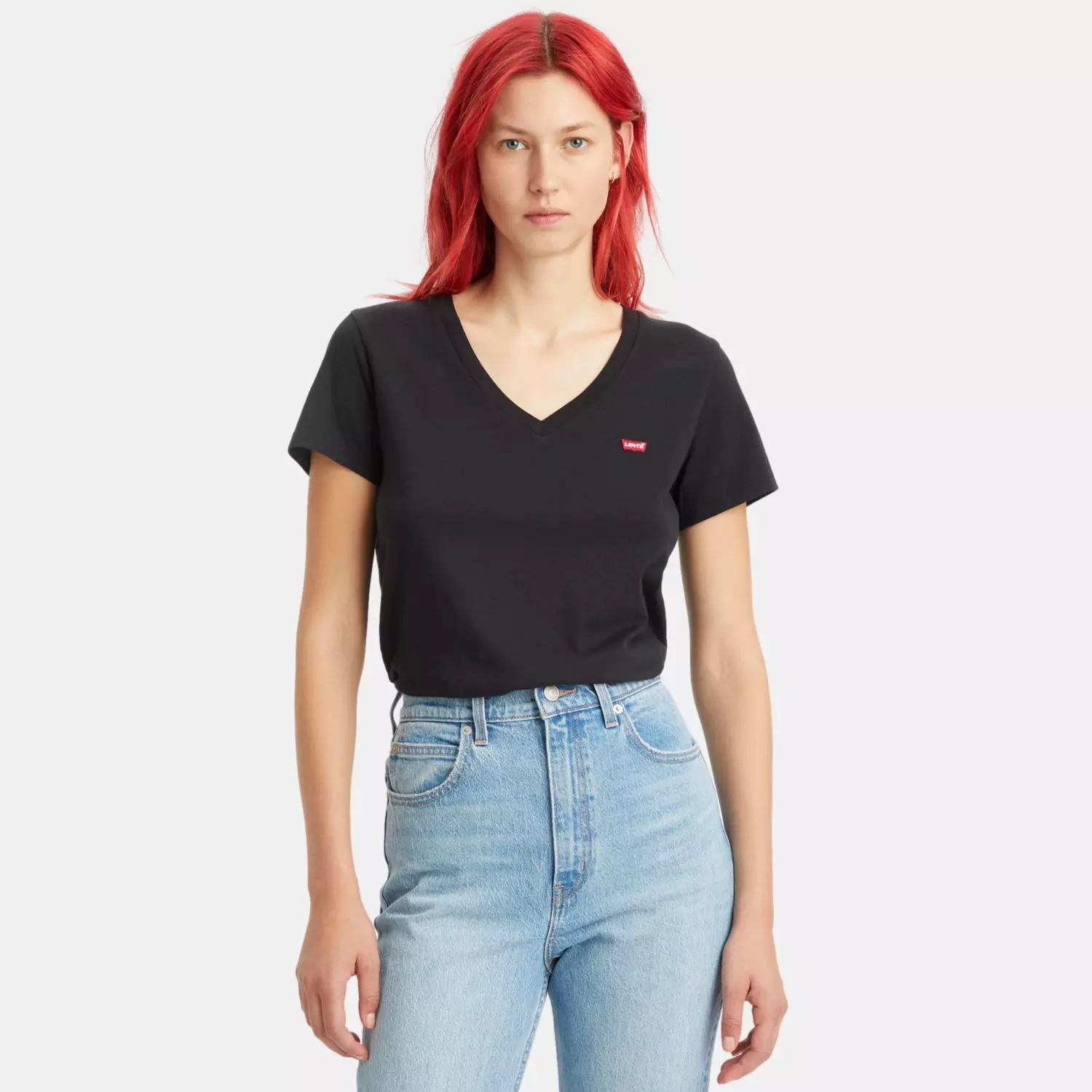 Polera Mujer Perfect Vneck Negro Levis 85341-0049-0