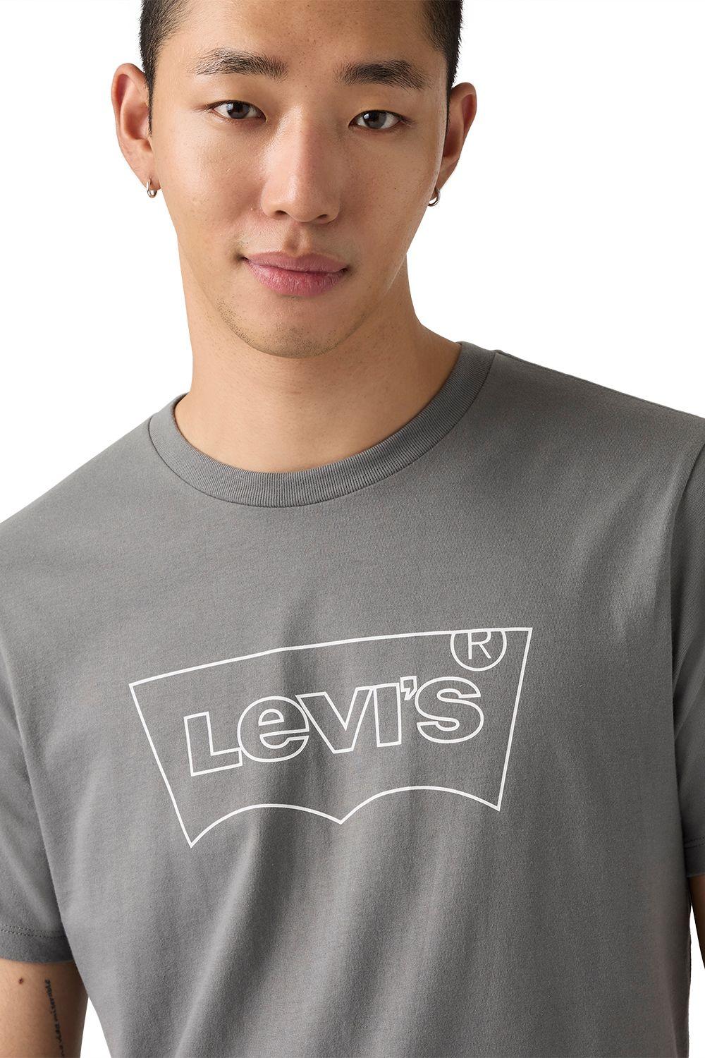 Polera Hombre Graphic Crewneck Tee Gris Levis 22491-2066-3