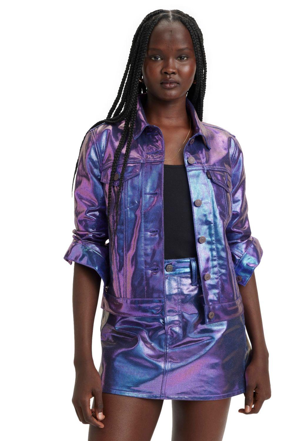 Chaqueta Mujer Original Trucker Morado Levis 29945-0160-0