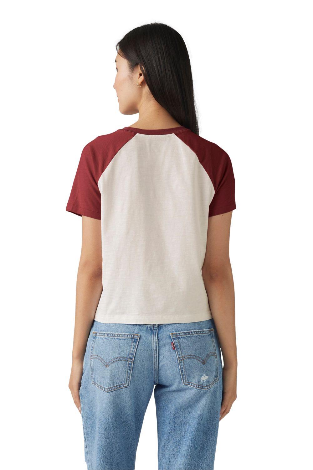 Polera Mujer Graphic Game Day Tee Blanco Levis A8809-0008-1