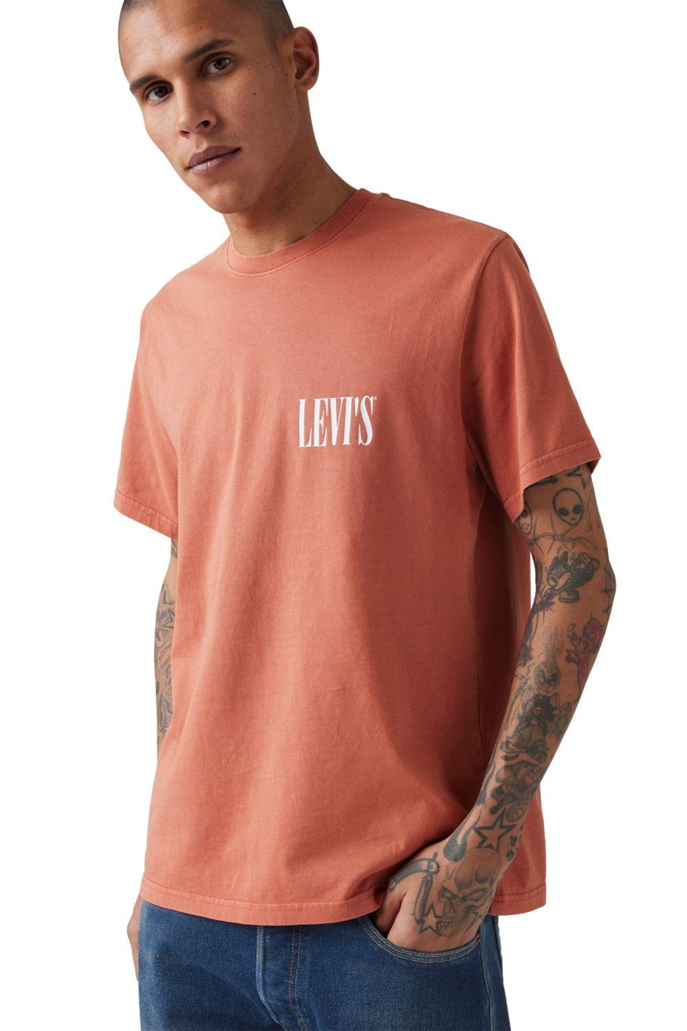 Polera Hombre Ss Relaxed Fit Tee Rojo Levis 16143-1918-2