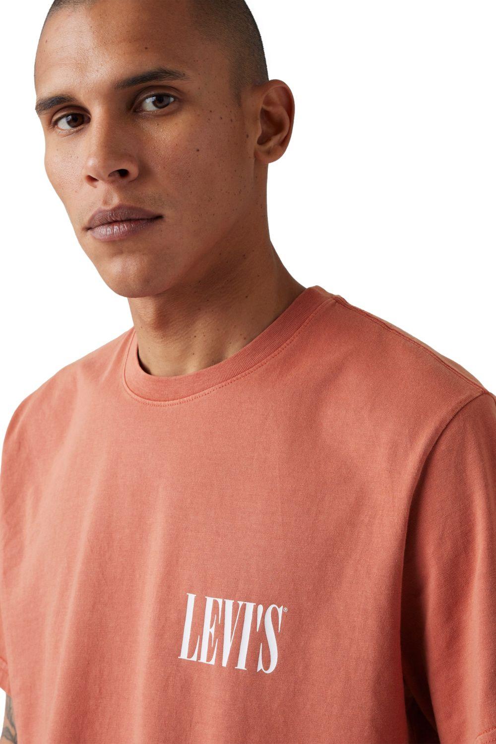 Polera Hombre Ss Relaxed Fit Tee Rojo Levis 16143-1918-3