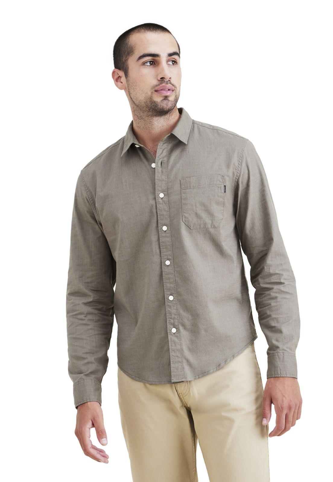 Camisa Hombre Long Sleeve Regular Fit Verde 52669-0372-0