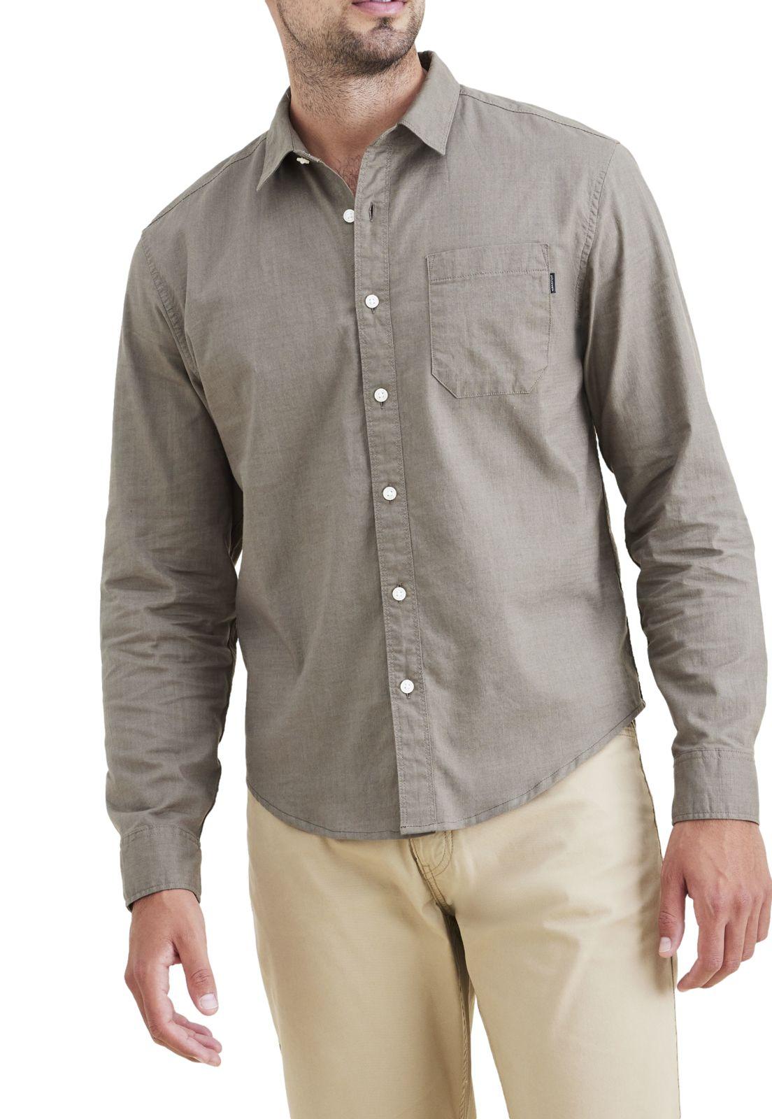 Camisa Hombre Long Sleeve Regular Fit Verde 52669-0372-1