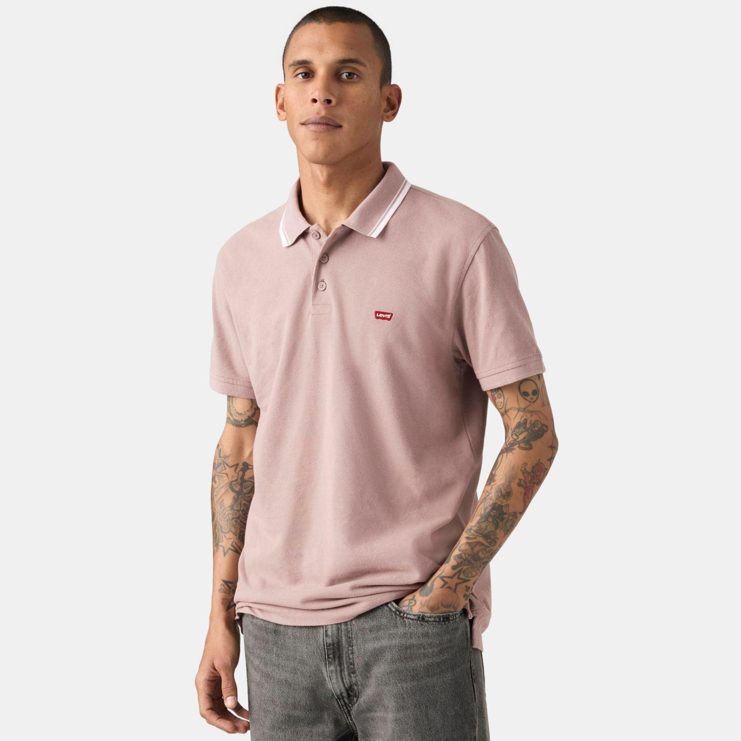Polera Hombre Polo Rosado Levis 35883-0413-2