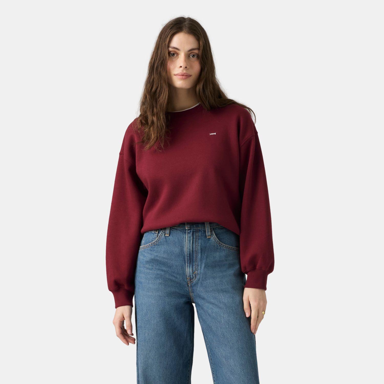 Polerón Mujer Everyday Crewneck Burdeo Levis 0082J-0004-0