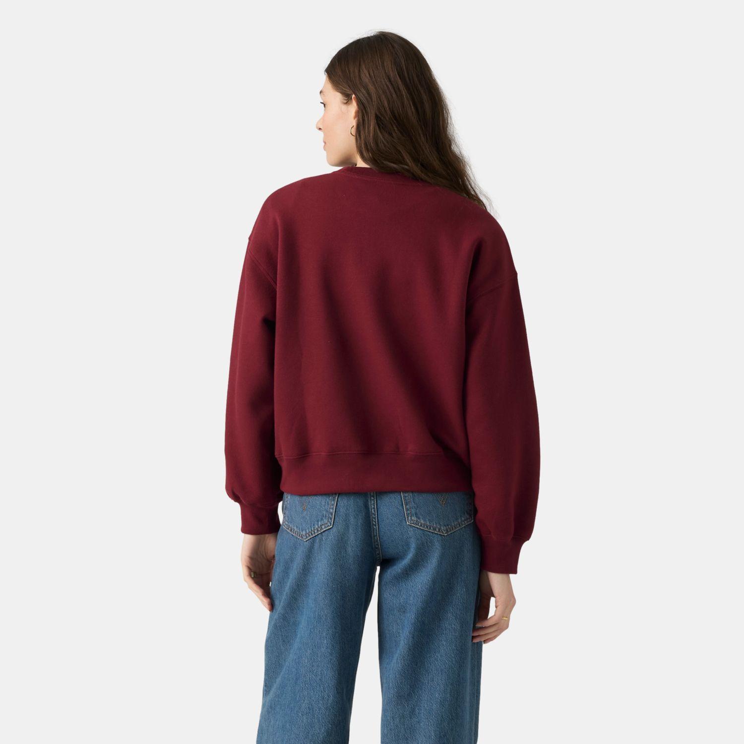 Polerón Mujer Everyday Crewneck Burdeo Levis 0082J-0004-1