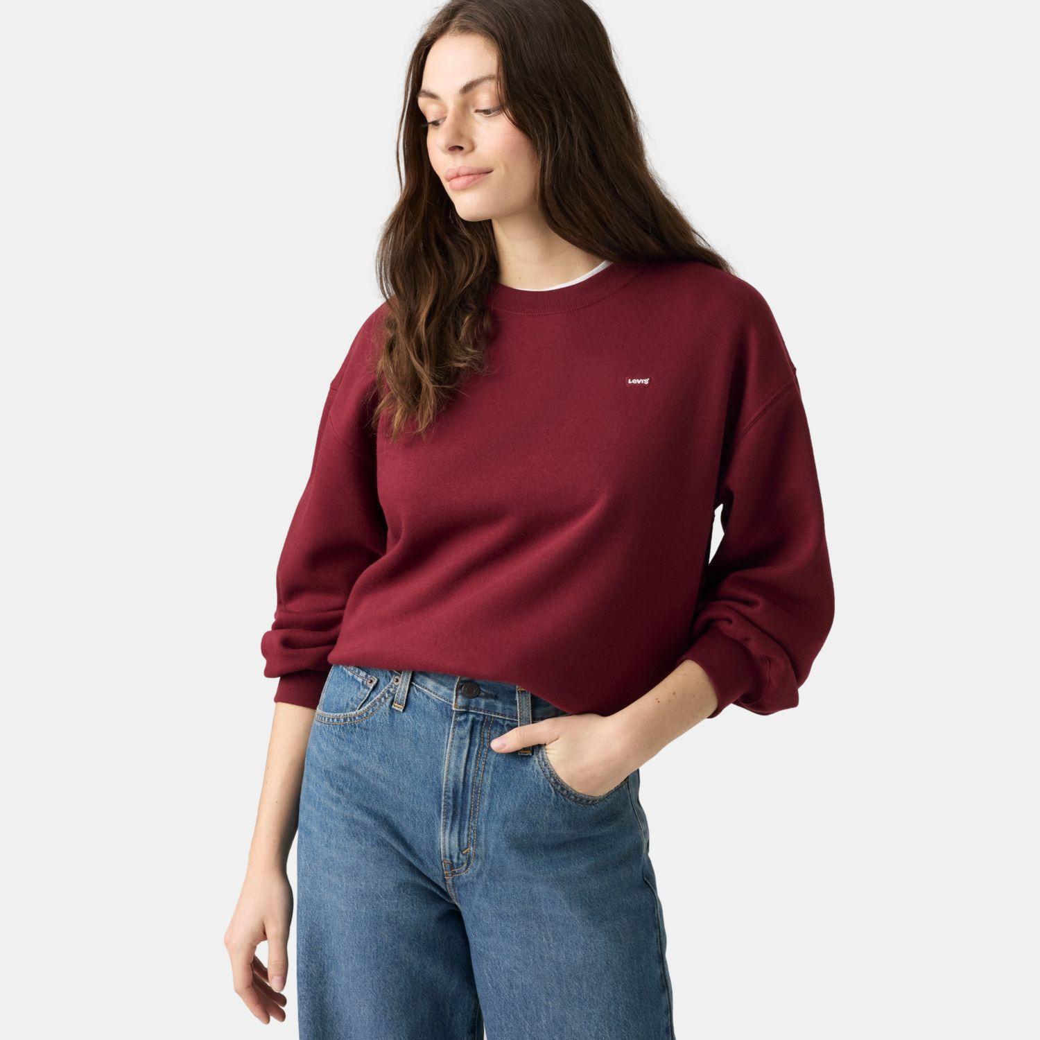 Polerón Mujer Everyday Crewneck Burdeo Levis 0082J-0004-2