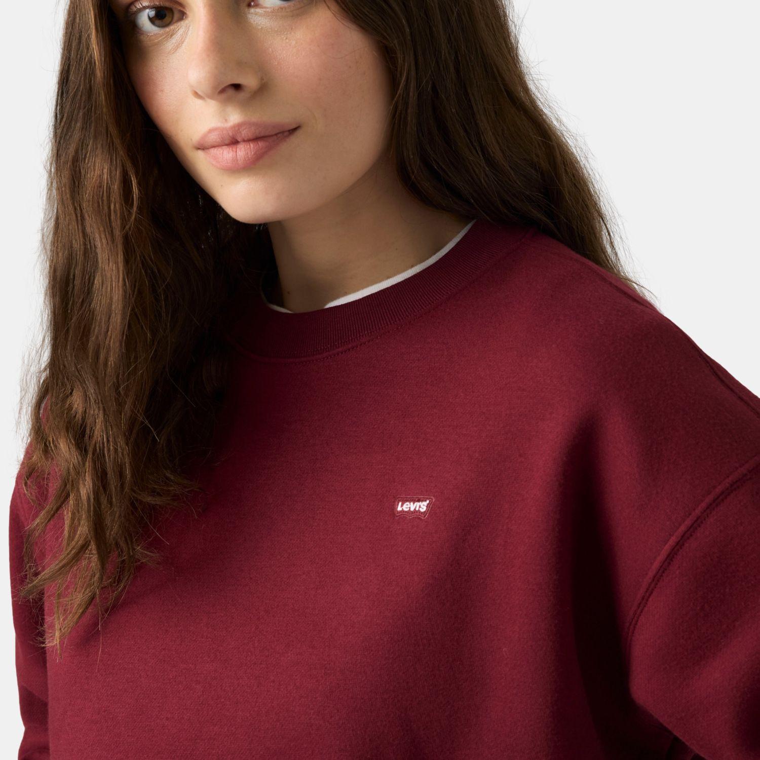Polerón Mujer Everyday Crewneck Burdeo Levis 0082J-0004-3