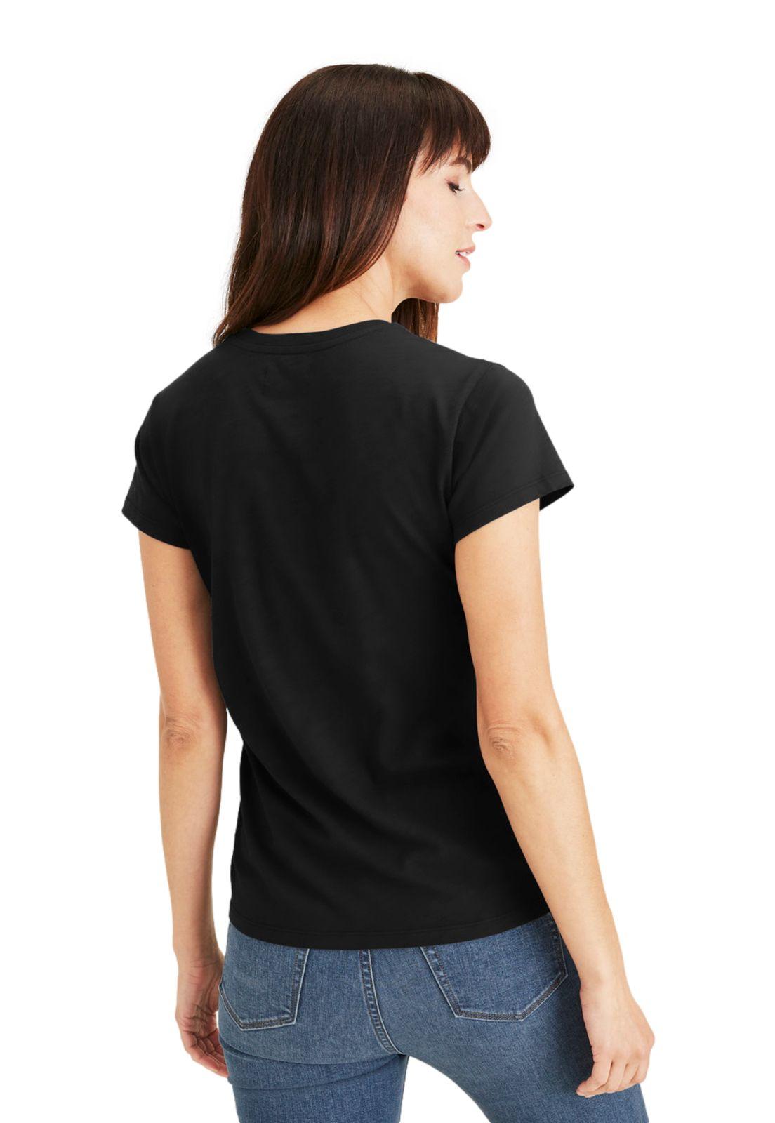 Polera Mujer Favorite Tee Slim Fit Negra A0243-0001-2