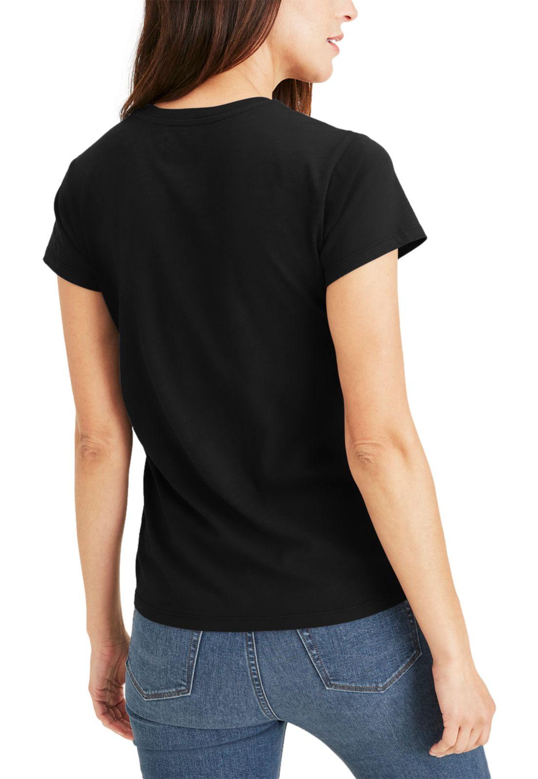 Polera Mujer Favorite Tee Slim Fit Negra A0243-0001-3