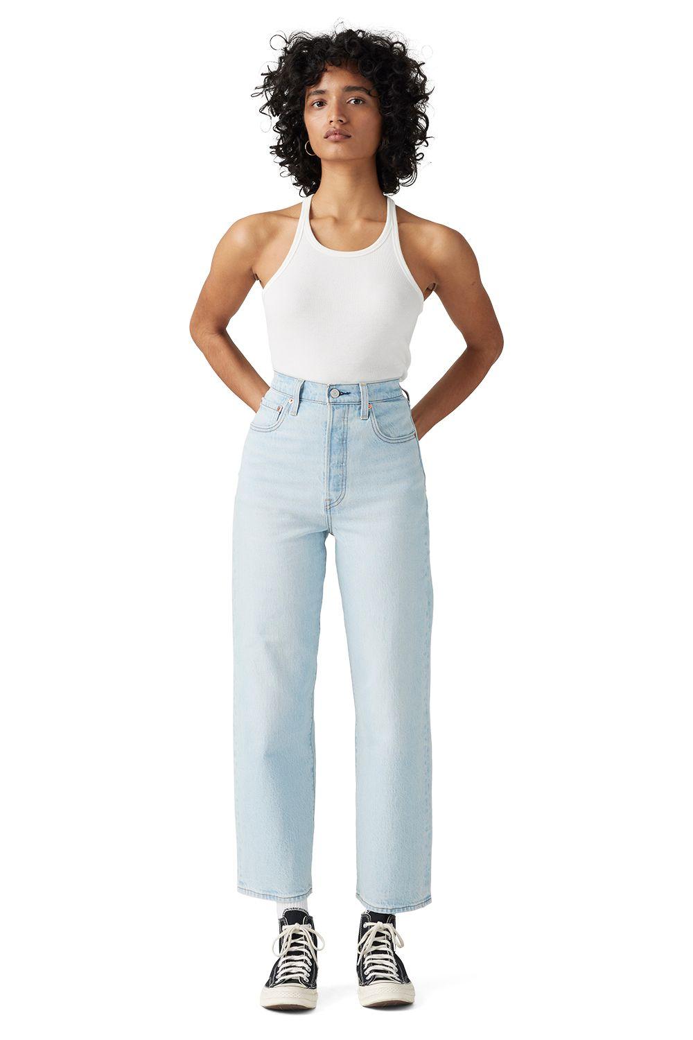 Jeans Mujer Ribcage Straight Ankle Celeste Levis 72693-0256-0