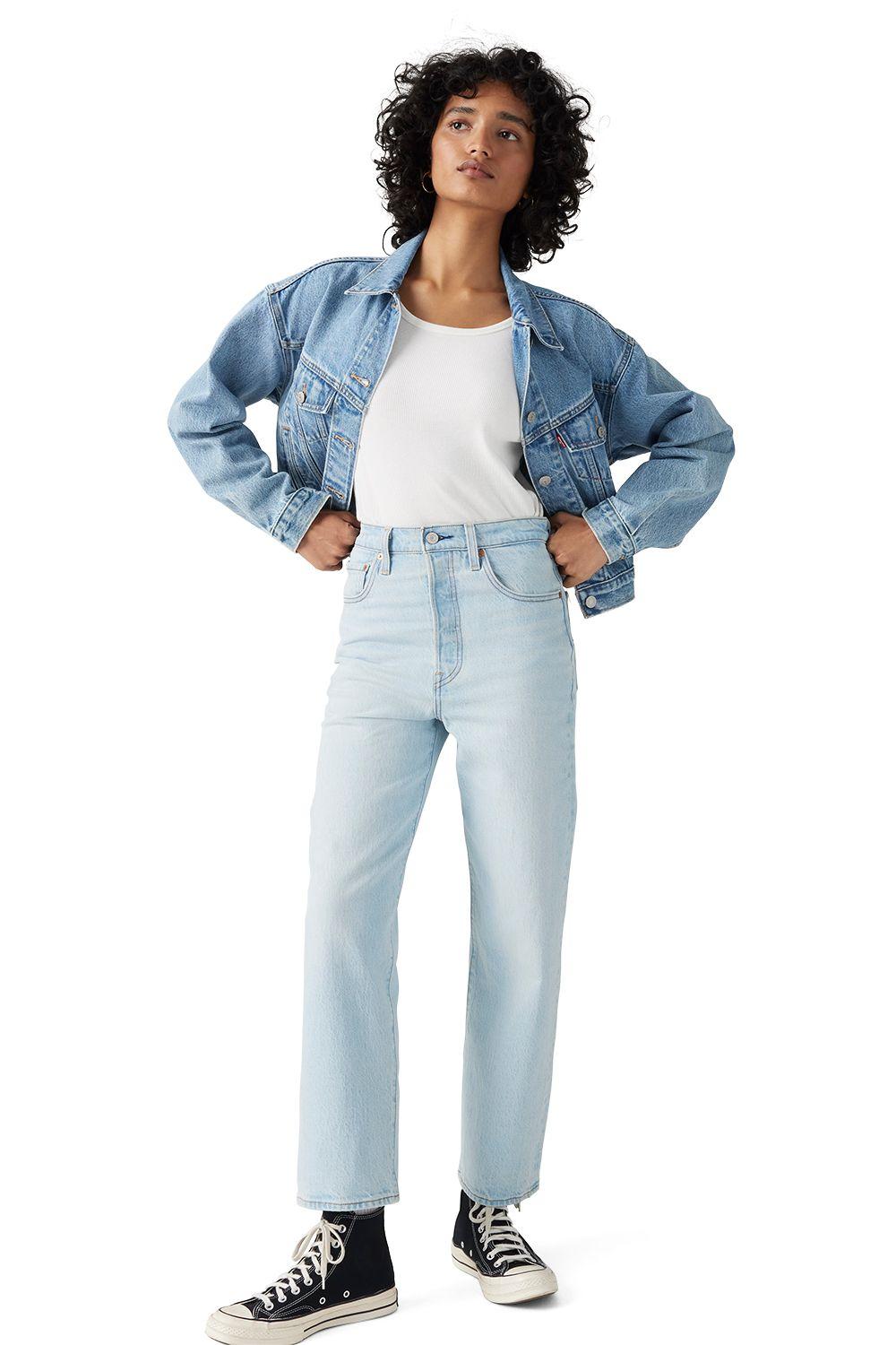 Jeans Mujer Ribcage Straight Ankle Celeste Levis 72693-0256-3