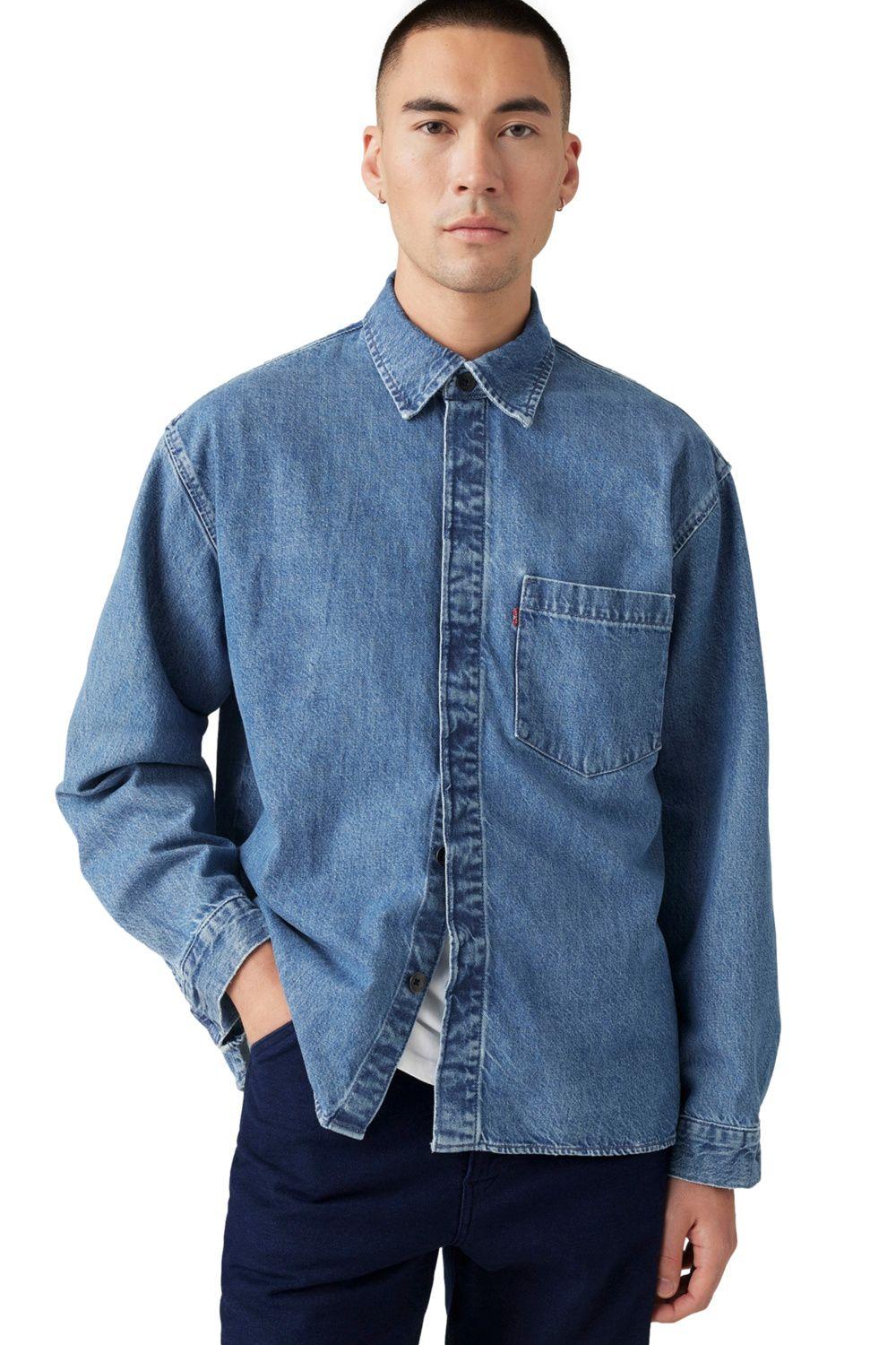 Camisa Hombre Wlthrd Wilder Shirt Azul Levis A9191-0000-2