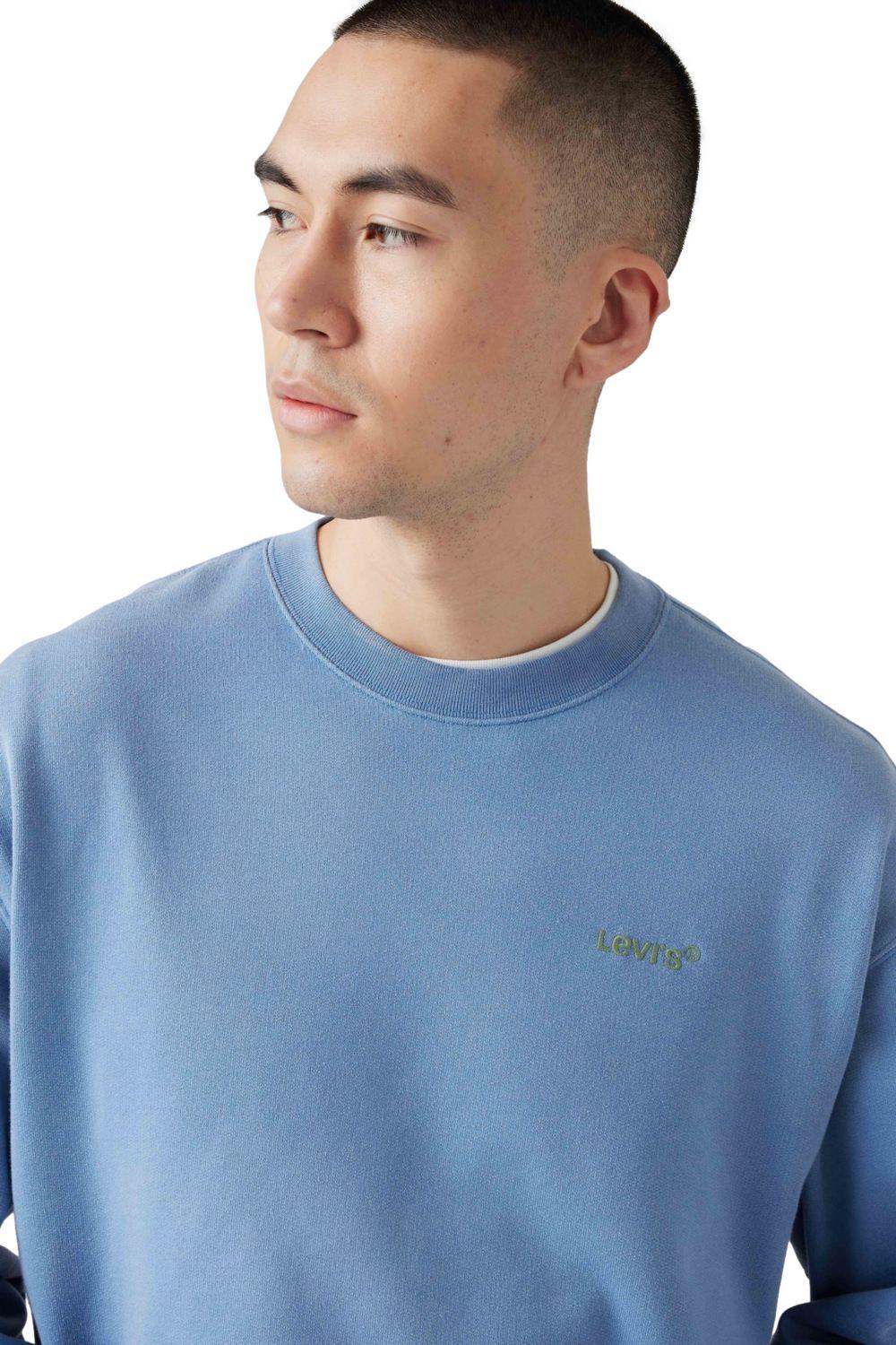 Polerón Hombre Authentic Crew Azul Levis A9244-0008-3