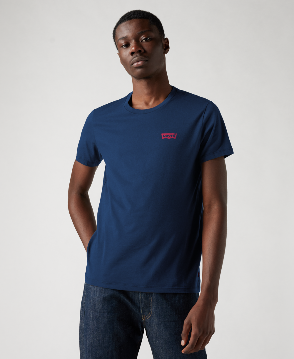 Polera Hombre 2 Pack Graphic Blanco/Azul Levis 79681-0027-4