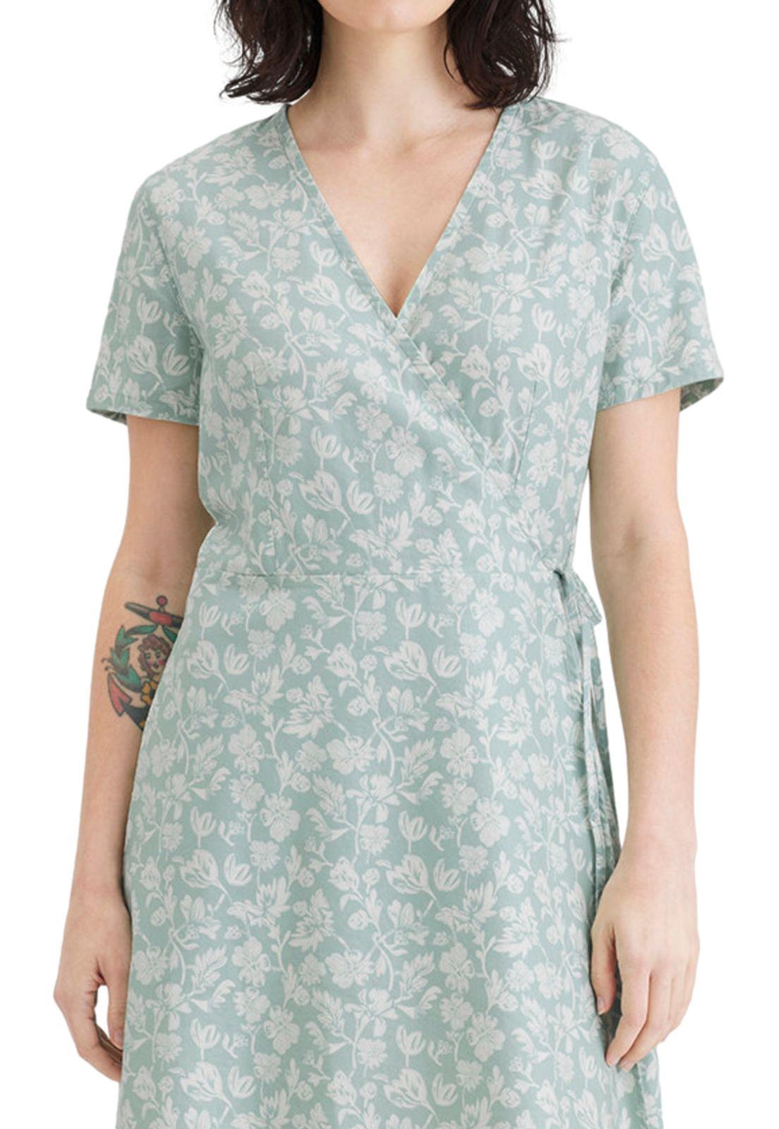 Vestido Mujer Wrap Celeste A6988-0004-1
