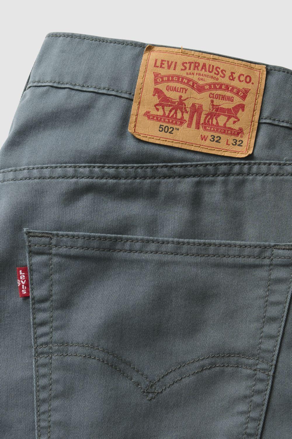 Jeans Hombre 502 Taper Gris Levis 29507-1633-4