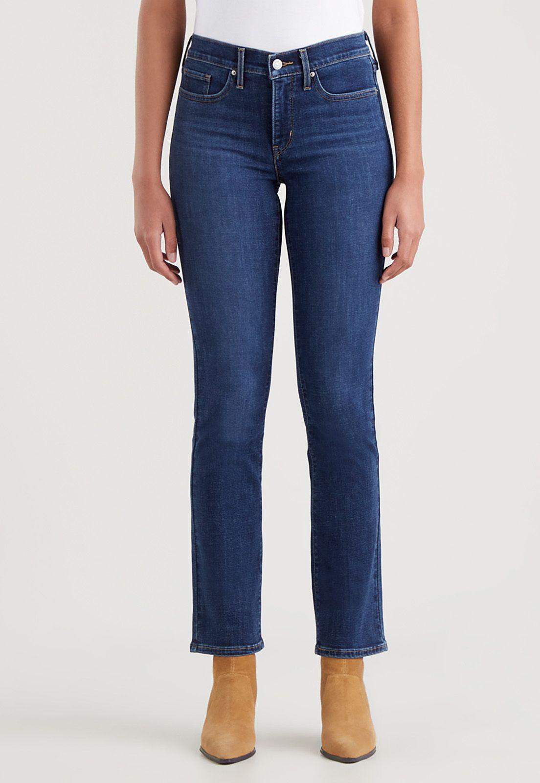 Jeans Mujer 314 Shaping Straight Azul Levis 19631-0151-0