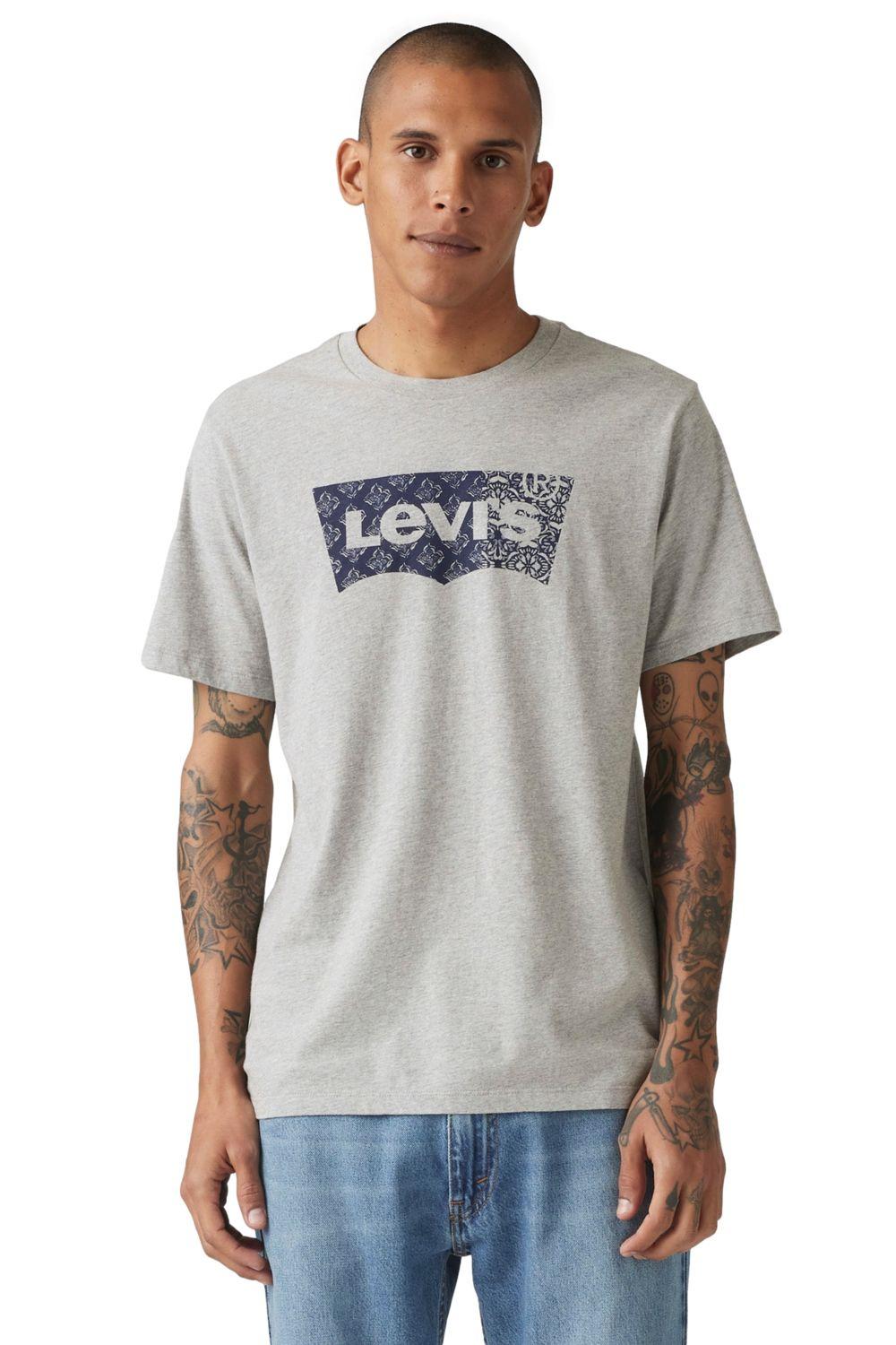 Polera Hombre Graphic Crewneck Tee Gris Levis 22491-1813-0
