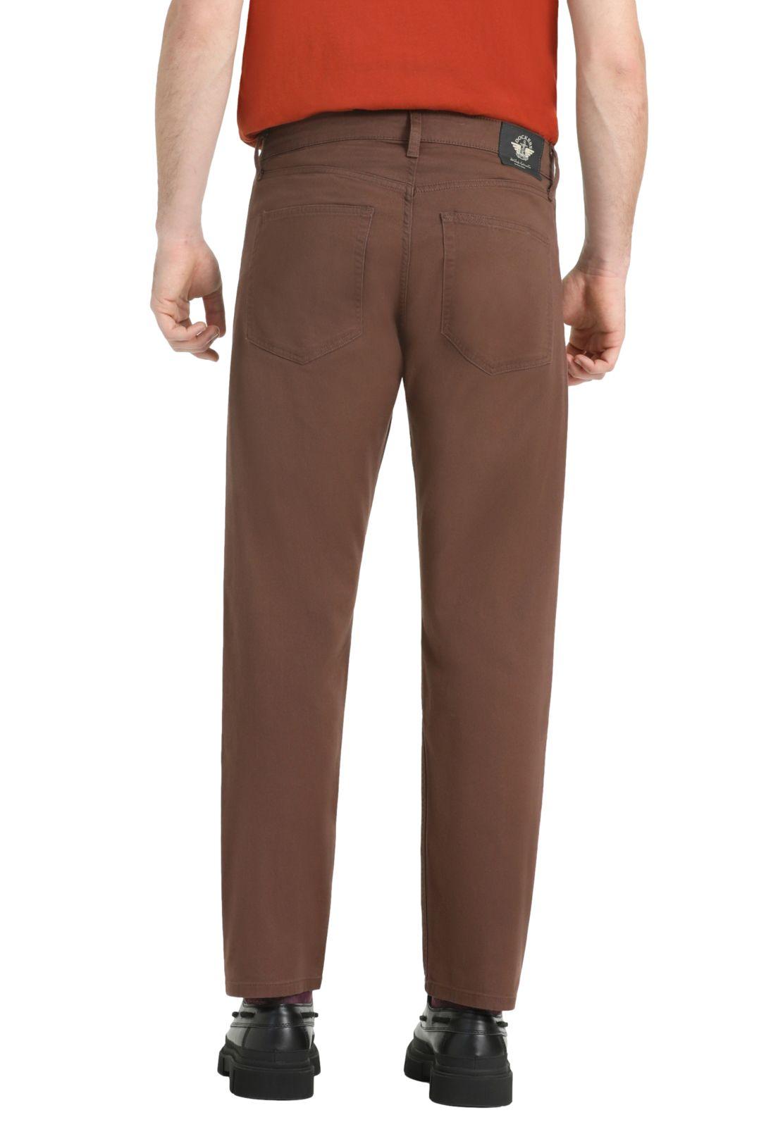 Pantalón Hombre Jean Cut Straight Fit Marrón A2786-0022-2