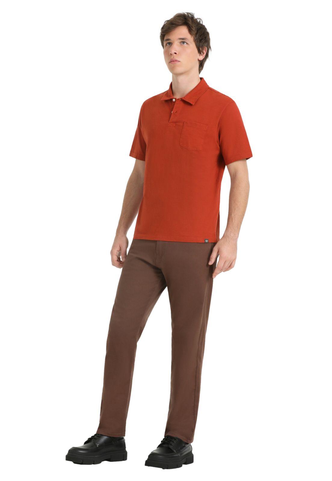 Pantalón Hombre Jean Cut Straight Fit Marrón A2786-0022-4