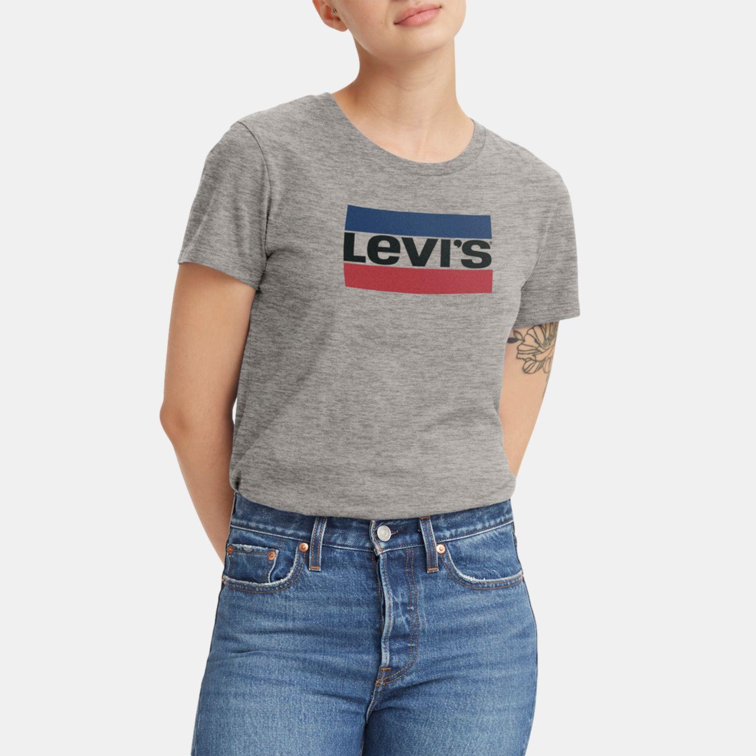 Polera Mujer Regular Fit Sportswear Gris Levis 17369-1691-2
