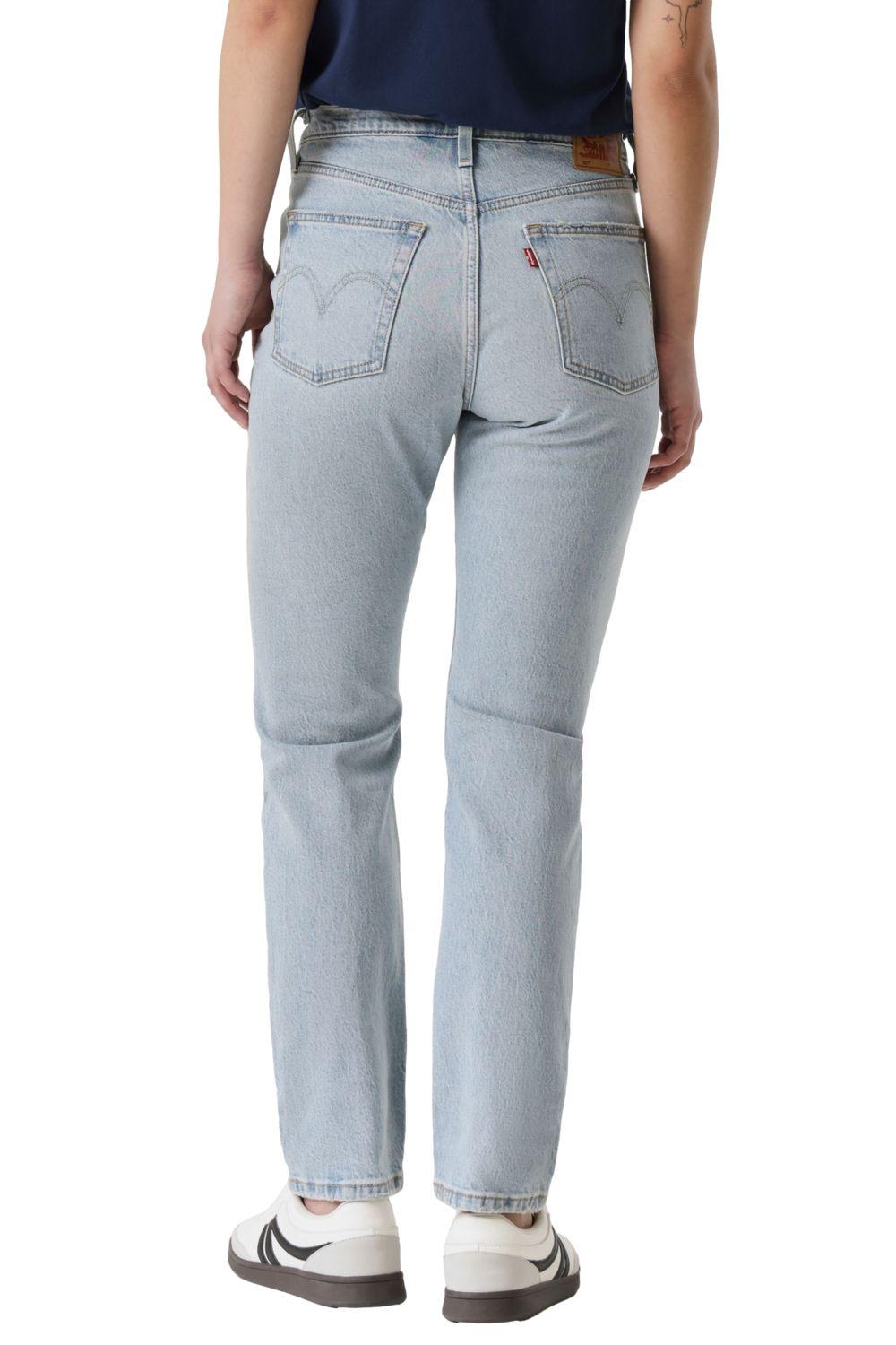 Jeans Mujer 501 For Women Celeste Levis 12501-0637-2