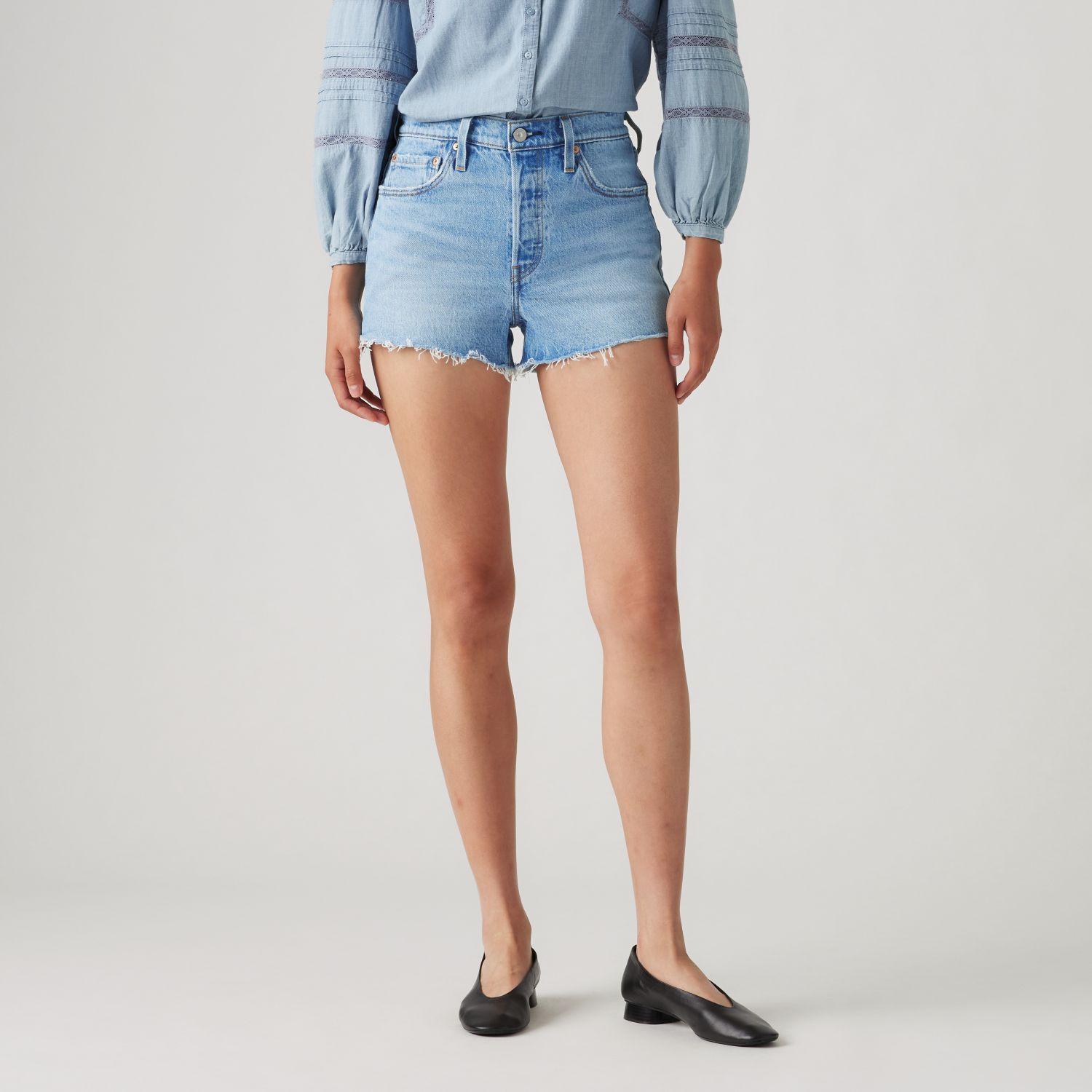 Short Mujer 501 Original Azul Levis 56327-0474-0