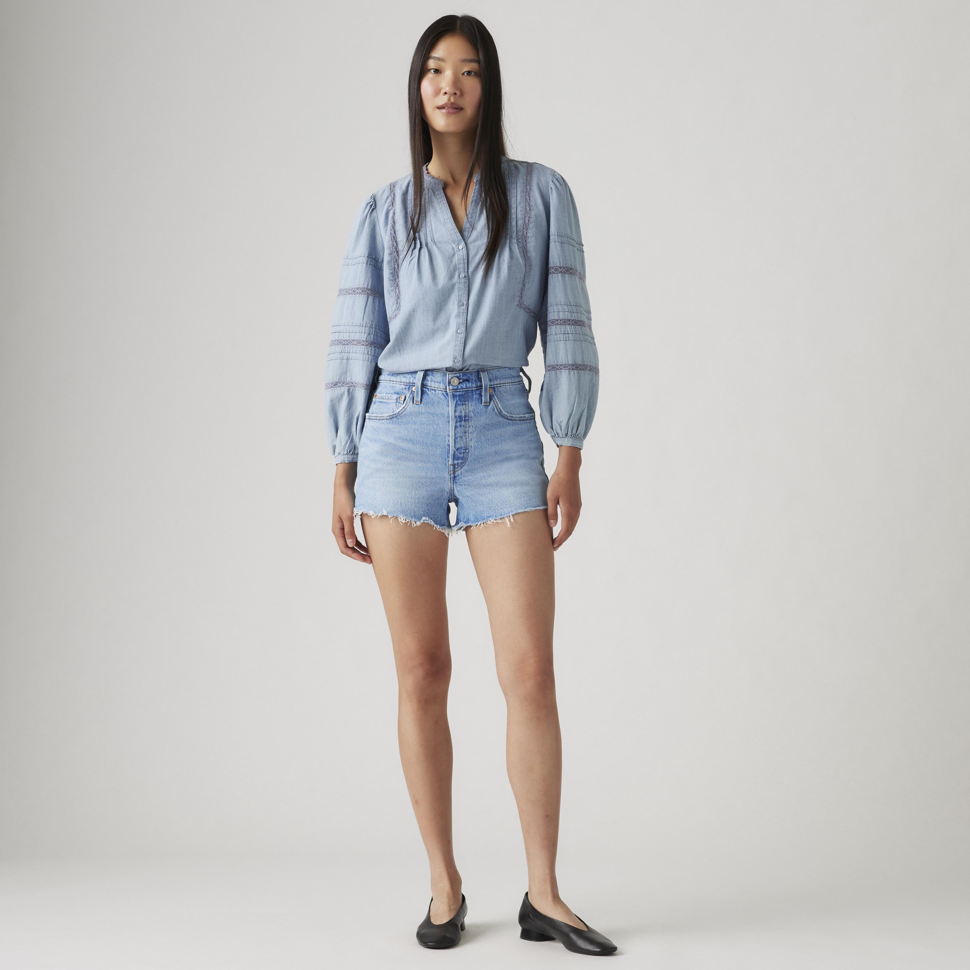 Short Mujer 501 Original Azul Levis 56327-0474-1