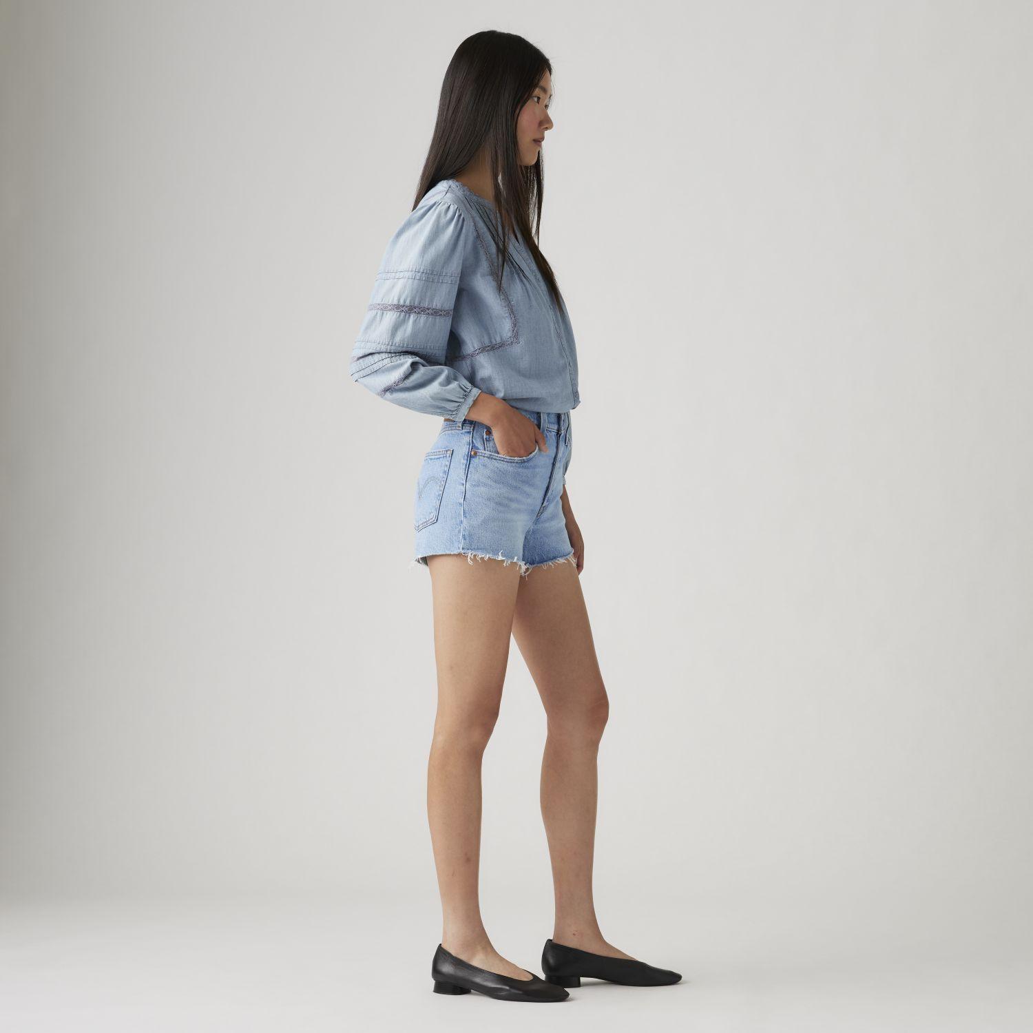 Short Mujer 501 Original Azul Levis 56327-0474-2