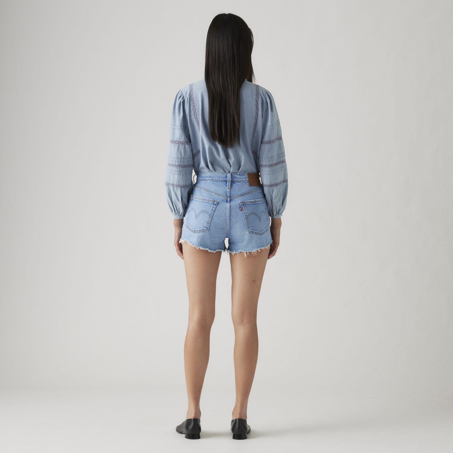 Short Mujer 501 Original Azul Levis 56327-0474-3