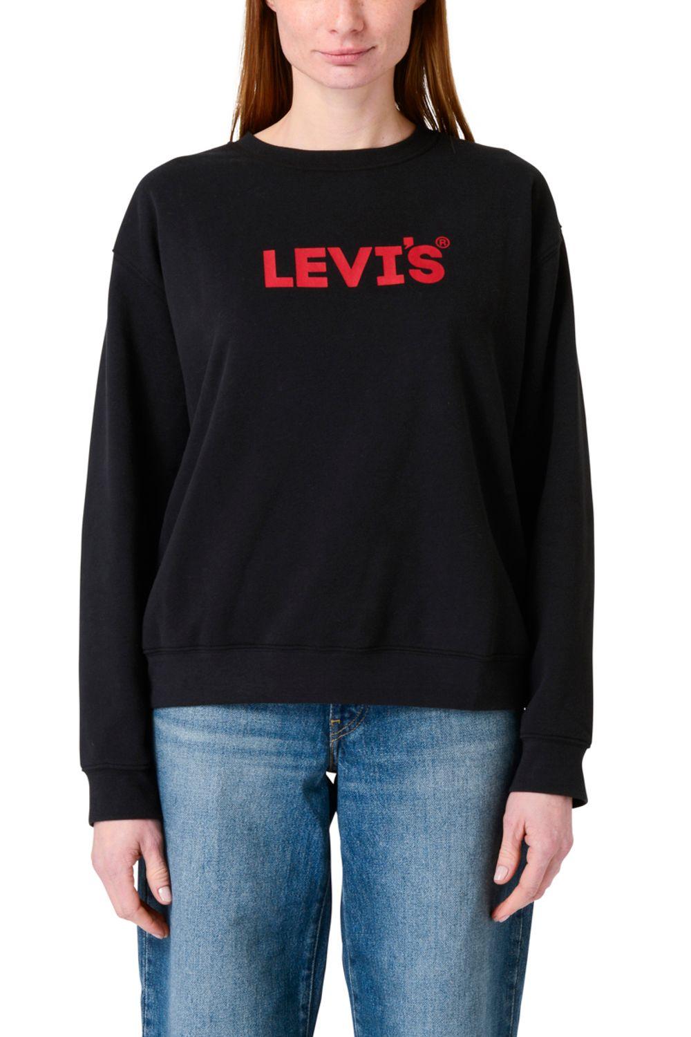 Polerón Mujer Regular Fit Negro Levis A8800-0029-0