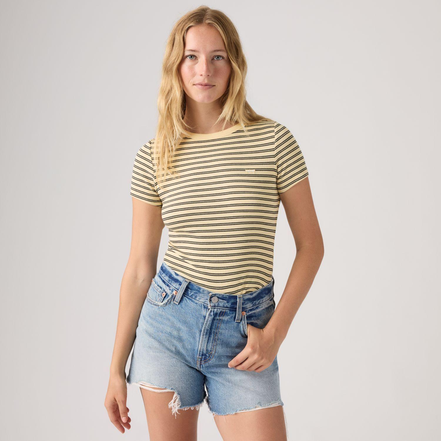 Polera Mujer Hayes Tee Beige Levis 001J3-0045-2