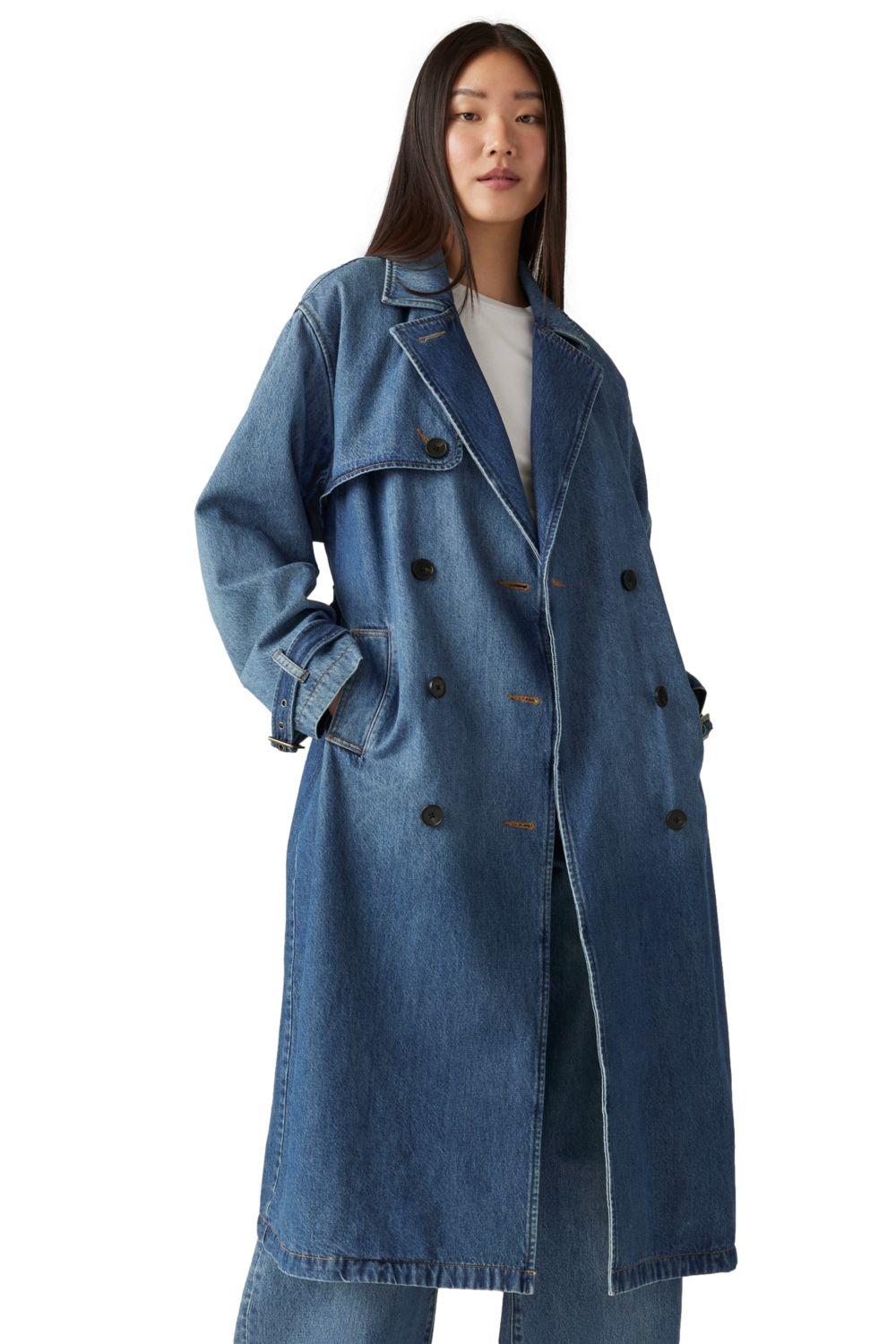 Chaqueta Mujer Trench Azul Levis A8976-0001-2