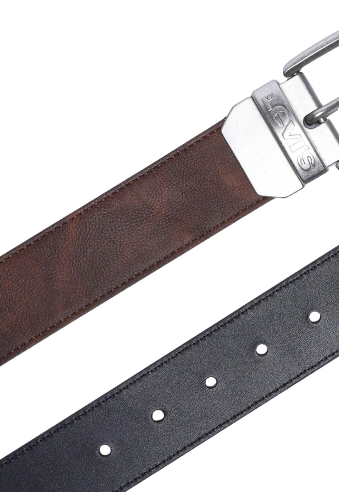 Cinturón Hombre Reversible Café Levis LMPBR-V005-3